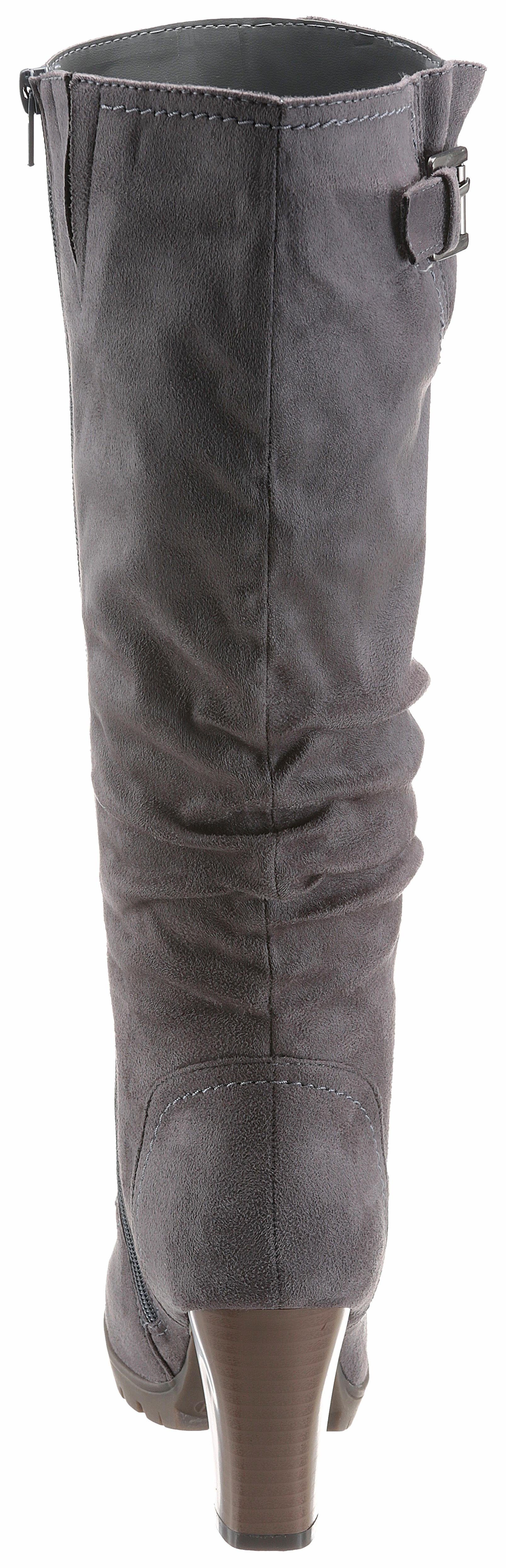 Aniston SHOES Laarzen met plooien aan de slouchy schacht - nieuwe collectie