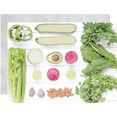 apelt set placemats 3955 delicatessen - groente (set, 4 stuks) groen