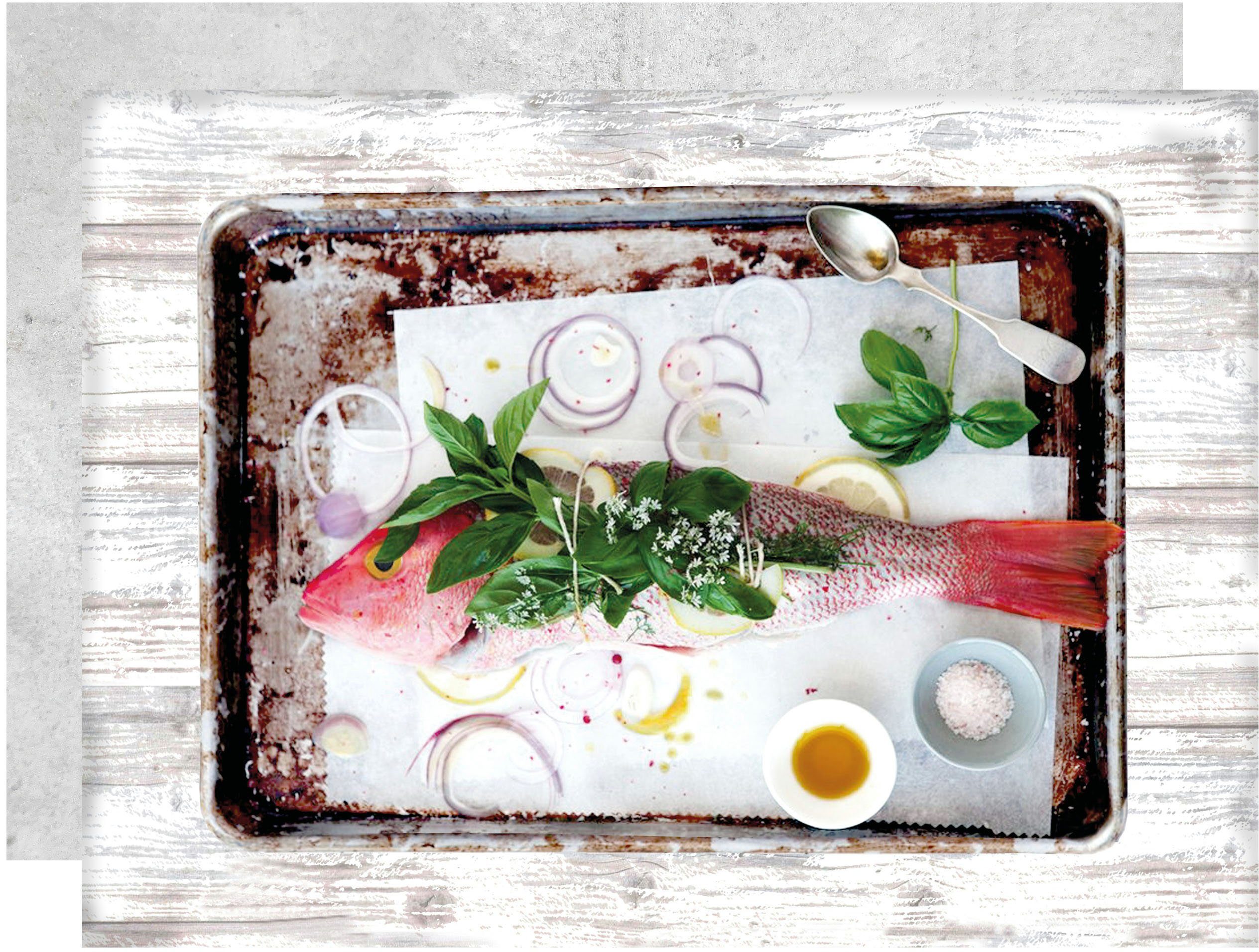 APELT Set placemats 3955 DELICATESSEN - vis (set, 4 stuks)