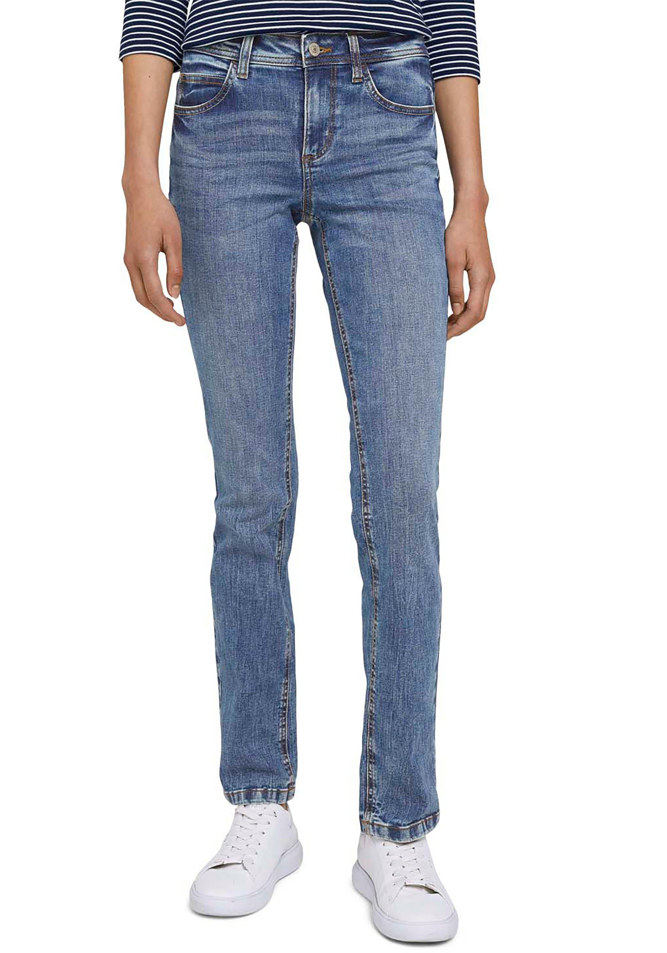 NU 20% KORTING: Tom Tailor straight jeans in recht straight five-pocketsmodel