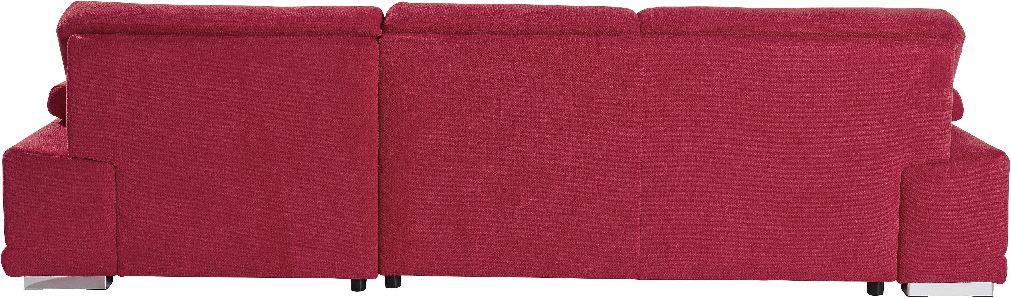sit&more Hoekbank Coria L-vorm met xl-récamier, naar keuze met slaapfunctie