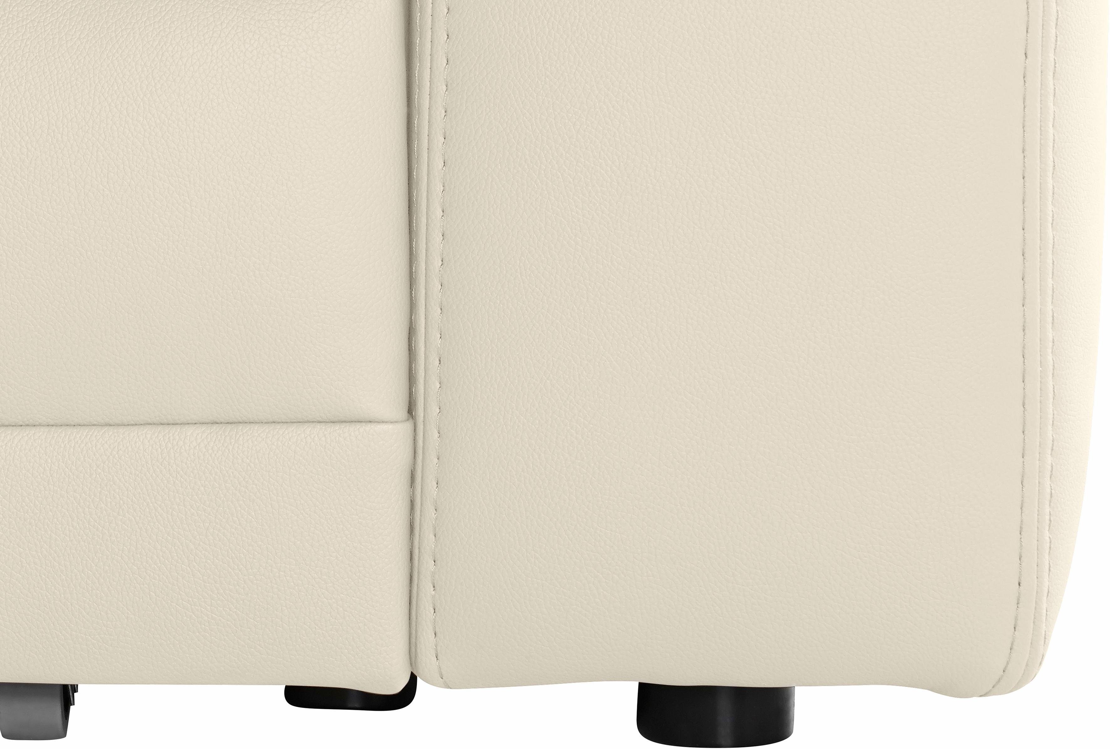 exxpo - sofa fashion Hoekbank Lotos, comfortabel en functioneel, L-vorm met verstelbare hoofdsteun resp. rugleuning, naar keuze met slaapfunctie