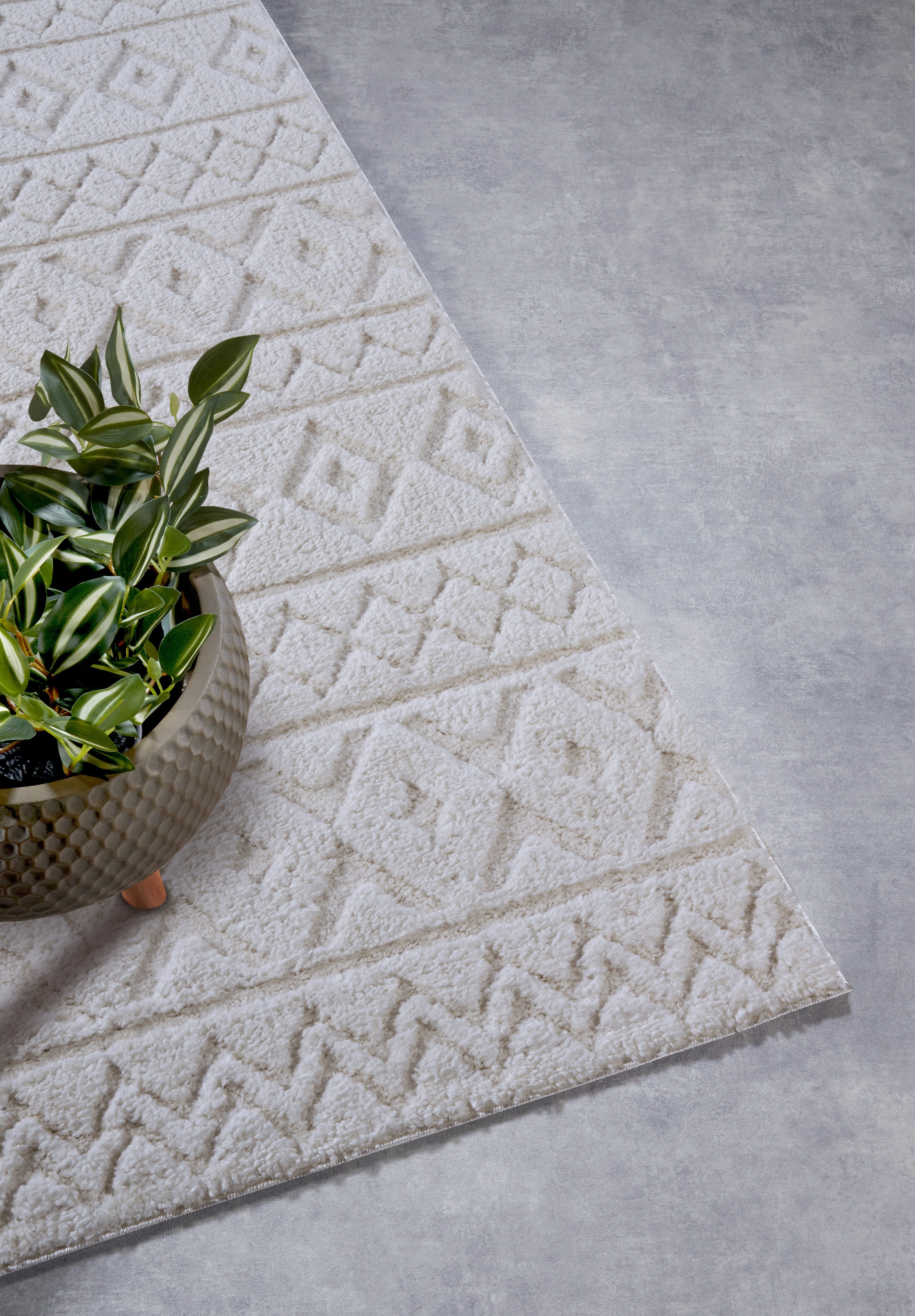 ELLE DECORATION Design-vloerkleed Itinerance Hoogpolig, shaggy, loper, zacht, langpolig, modern, hoog-laag effect