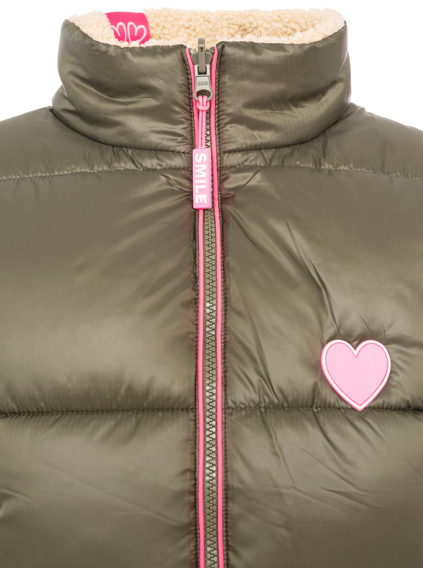 Zwillingsherz Reversible-gilet "Teddy Wendbar"