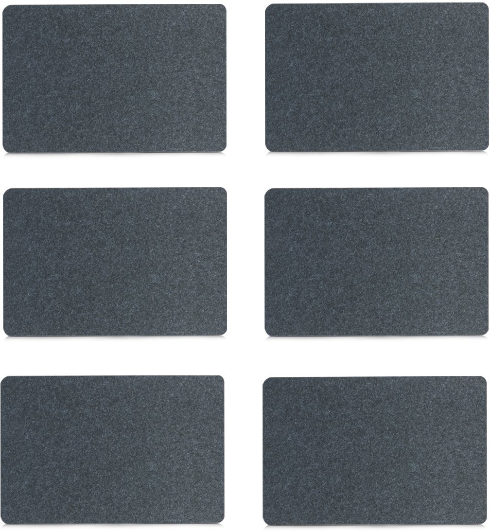 Zeller Present Set placemats hoogwaardige vilten mat (set, 6 stuks)