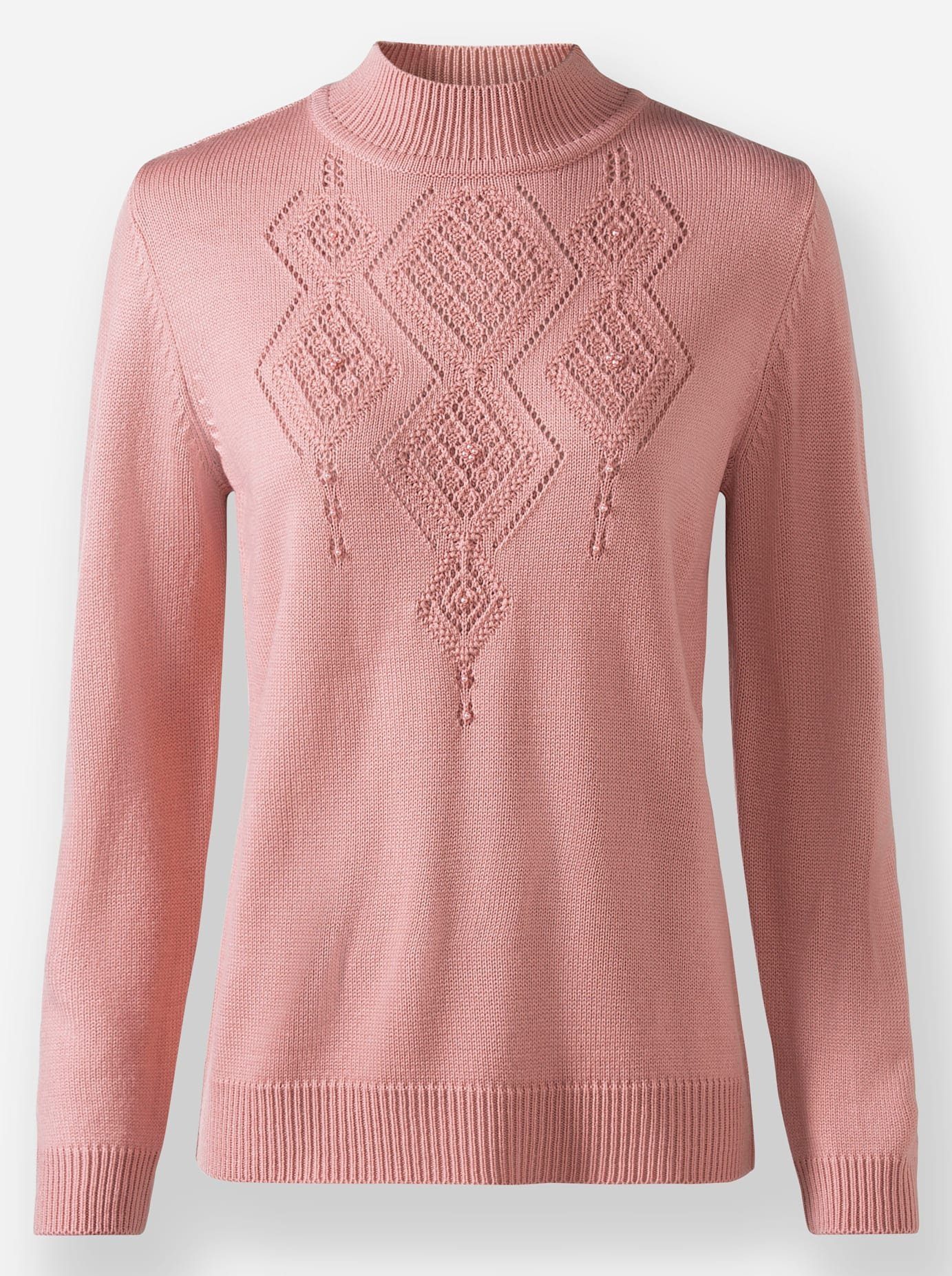 Classic Basics Trui met staande kraag Trui
