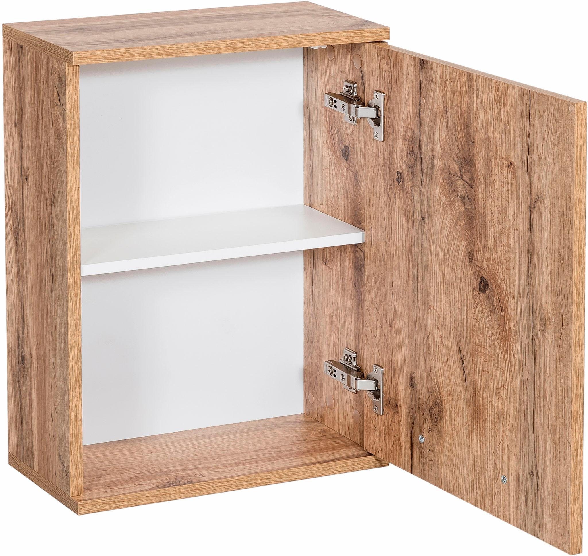 Schildmeyer Hangkast Milan Breedte 40,5 cm, met metalen handgrepen, draairichting deur naar keuze links of rechts