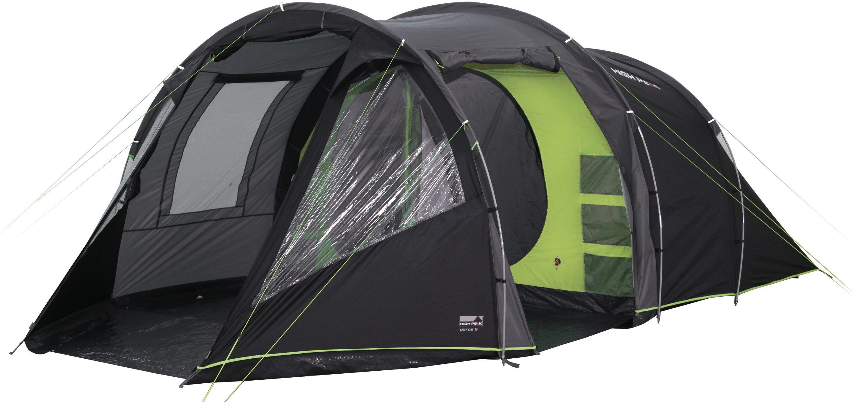High Peak Tunneltent Paros 5 (set) tenten grijs