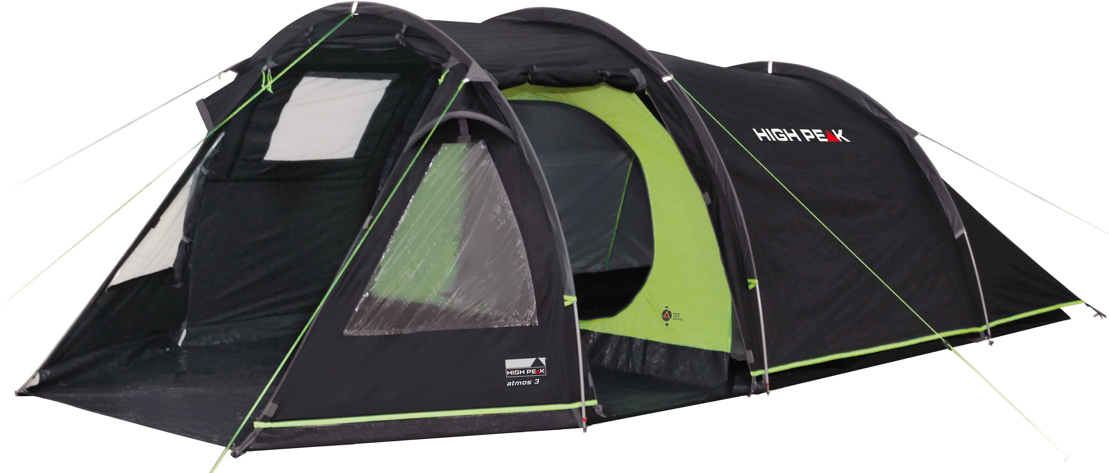 High Peak Tunneltent Atmos 3 (set) tenten grijs