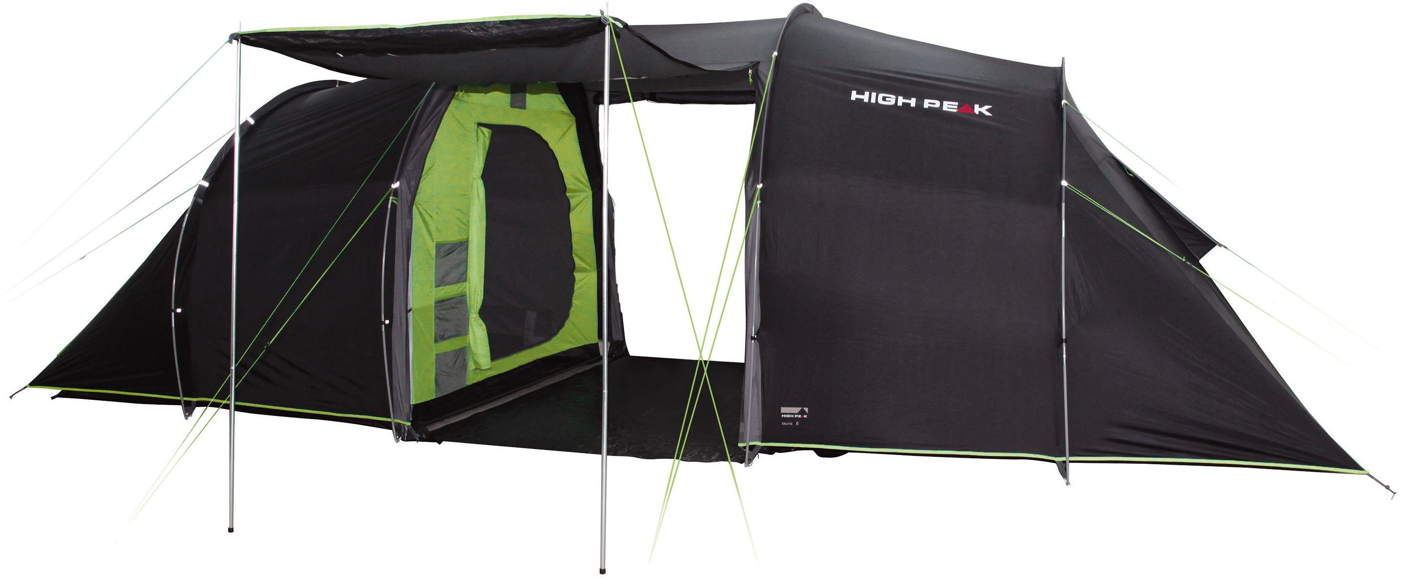 High Peak Tunneltent Tauris 6 (set) tenten grijs