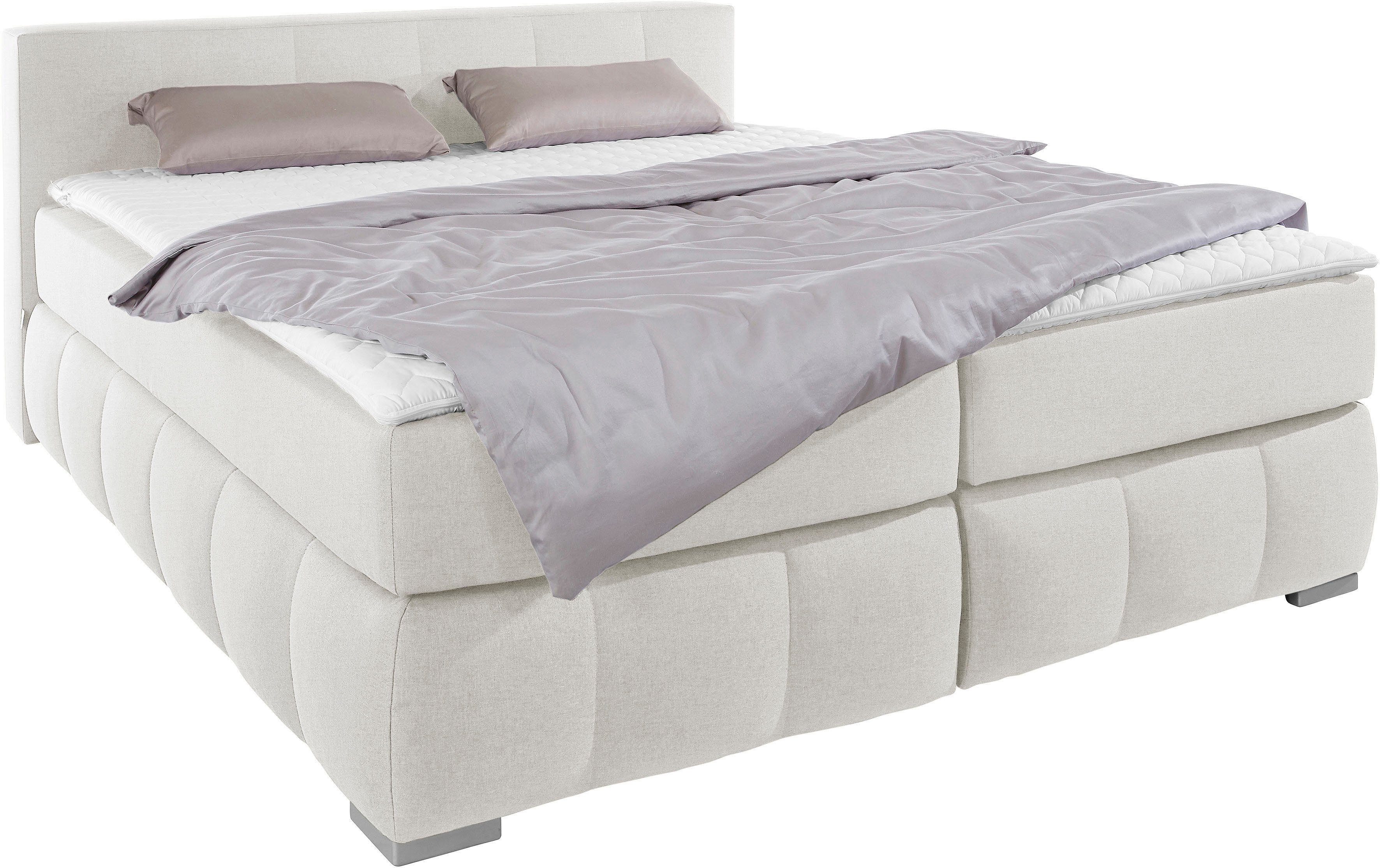 Guido Maria Kretschmer Home&Living Boxspring Chelles incl. matrastopper, in xxl- extra lang 220 cm, onderbak met elegante welving
