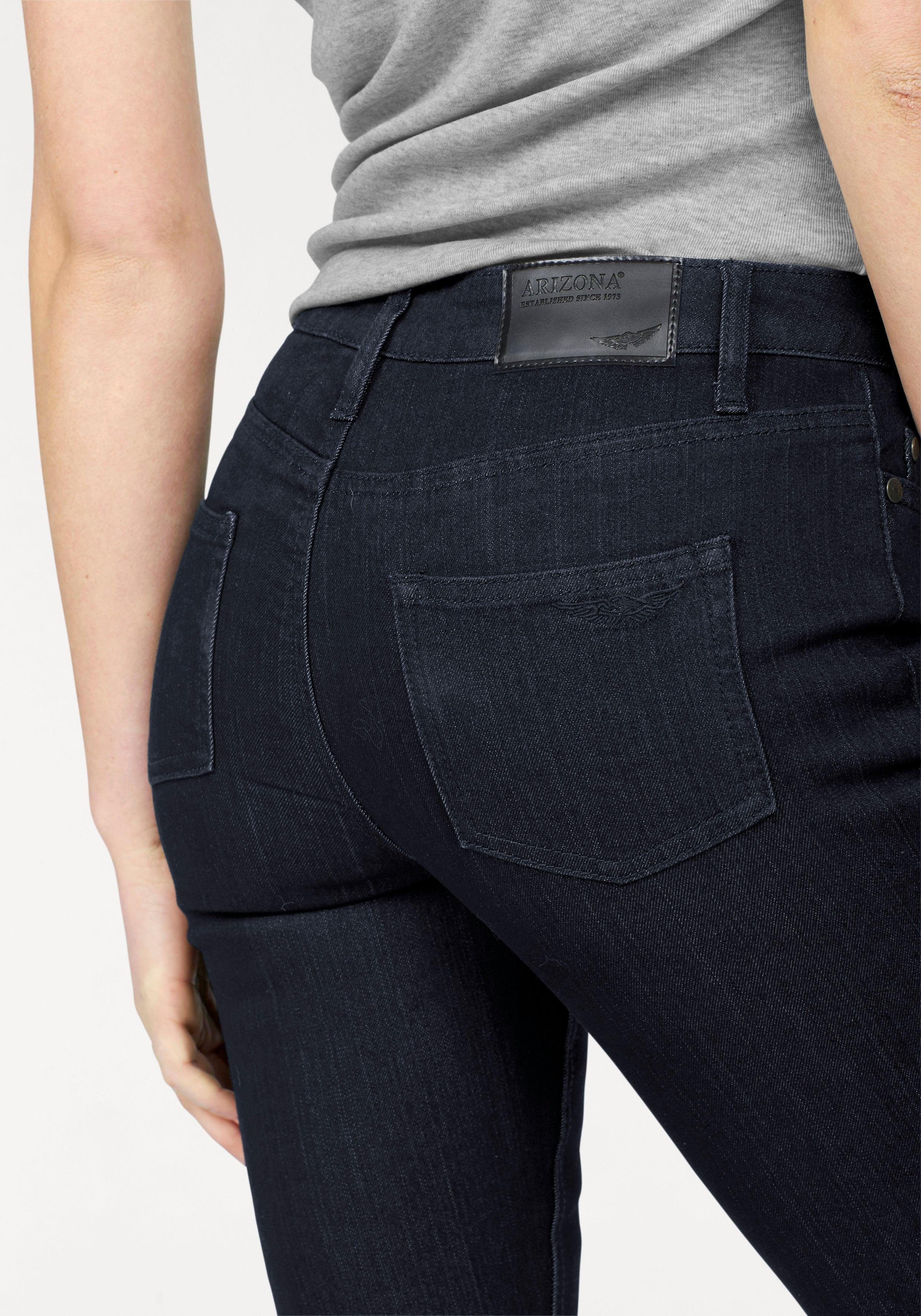 Arizona Bootcut jeans Baby Bootcut licht uitlopende broekspijpen, hoge taille
