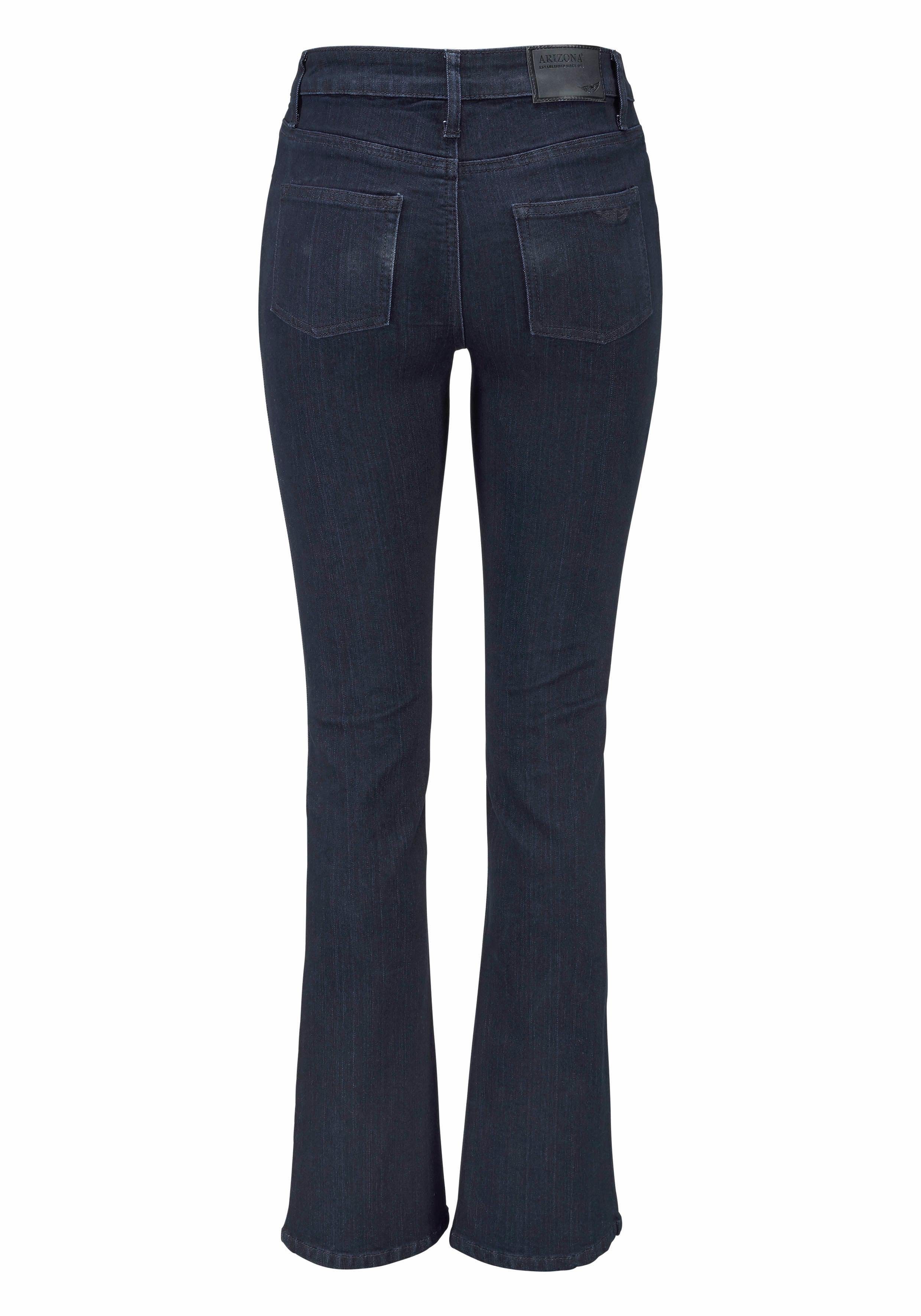 Arizona Bootcut jeans Baby Bootcut licht uitlopende broekspijpen, hoge taille