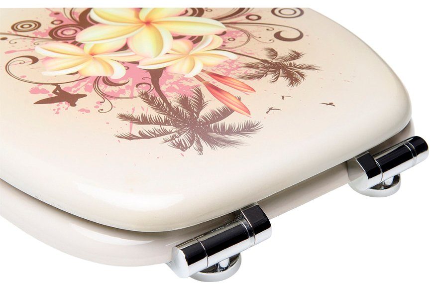 Sanilo Toiletzitting Tropical met soft-closemechanisme
