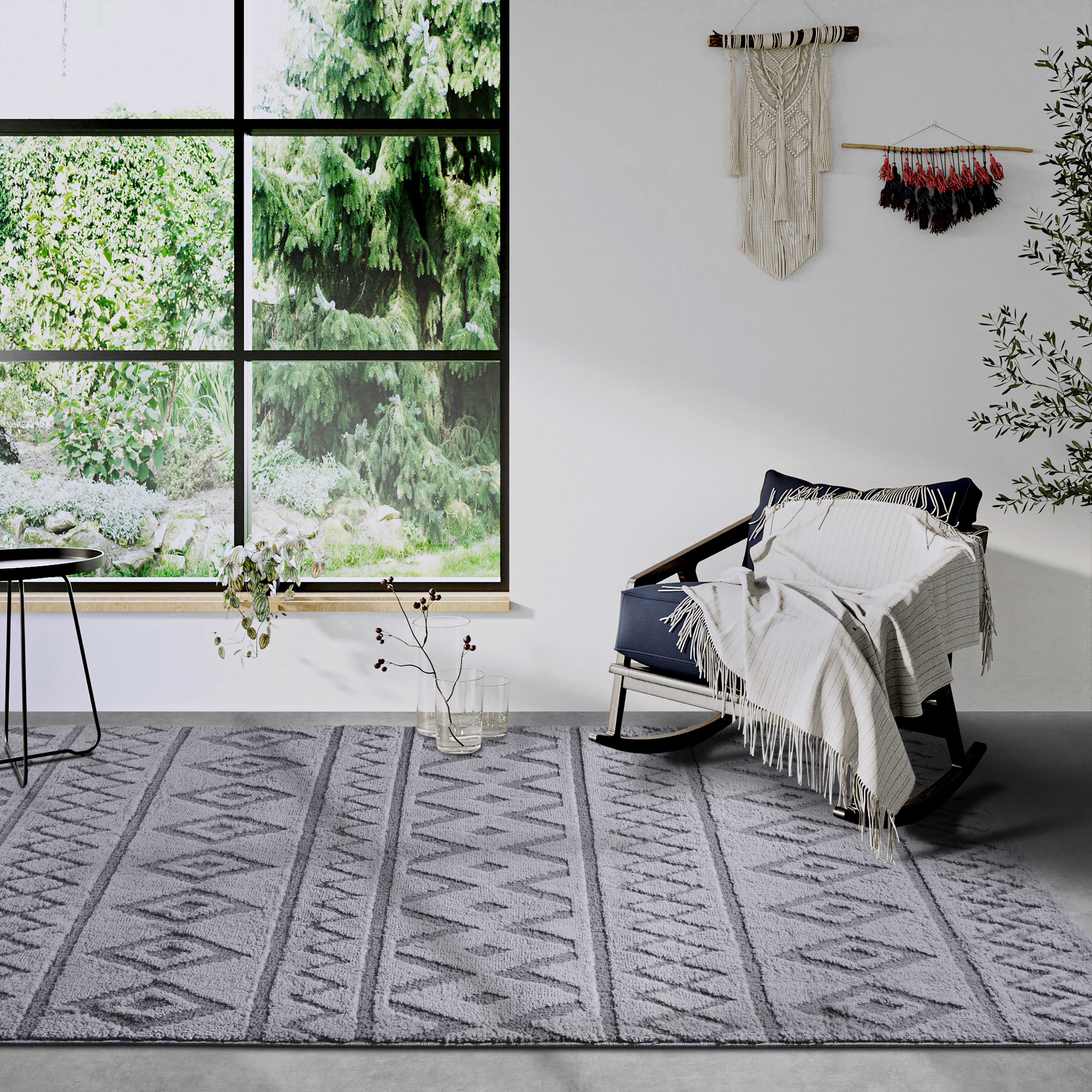 ELLE DECORATION Design-vloerkleed Itinerance Hoogpolig, shaggy, loper, zacht, langpolig, modern, hoog-laag effect