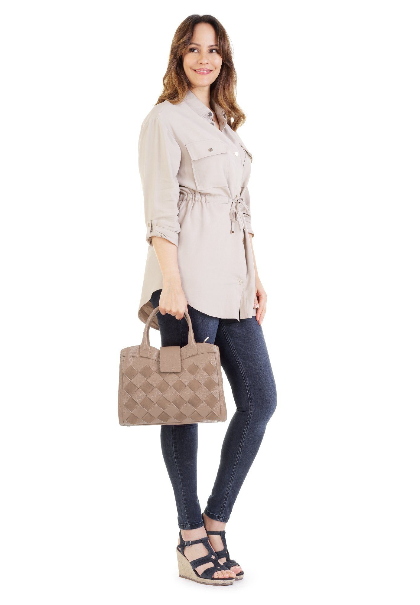 Samantha Look Tas echt leer, made in italy