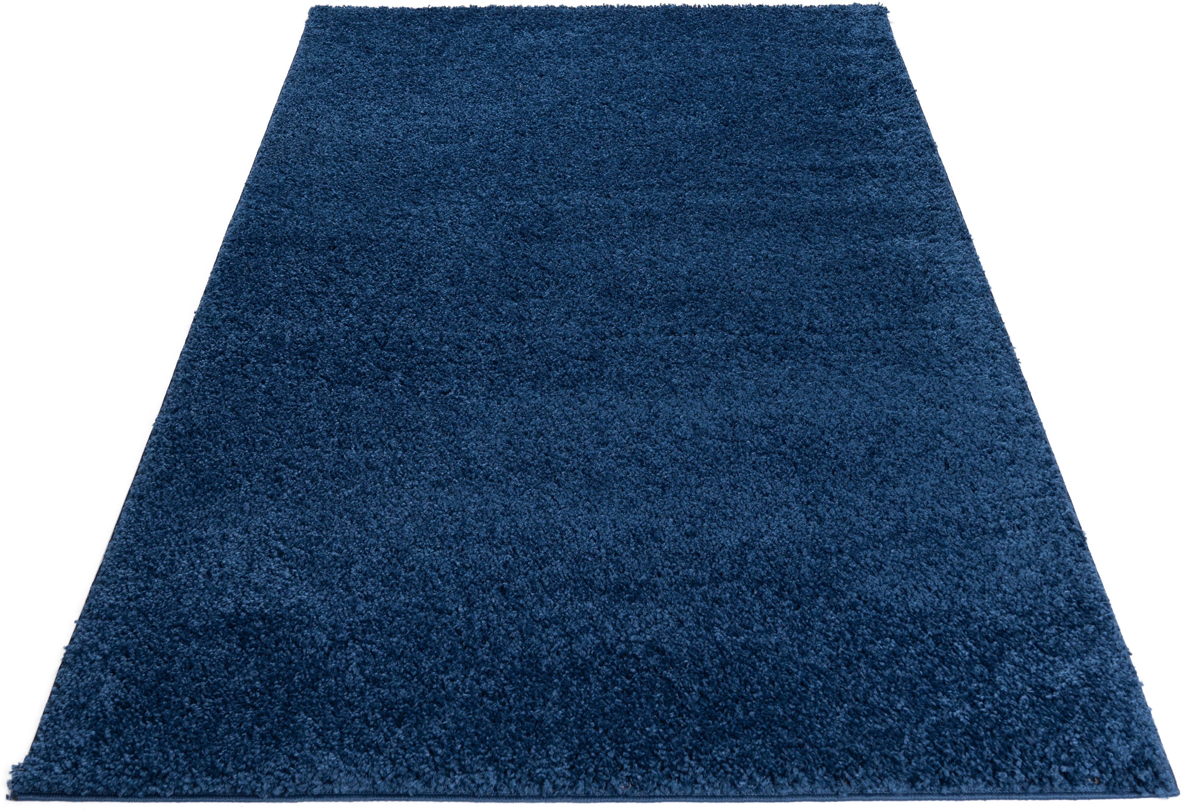 Bruno Banani Hoogpolig vloerkleed Shaggy Soft geweven, uni kleuren, bijzonder zacht en knuffelig, klantenfavoriet