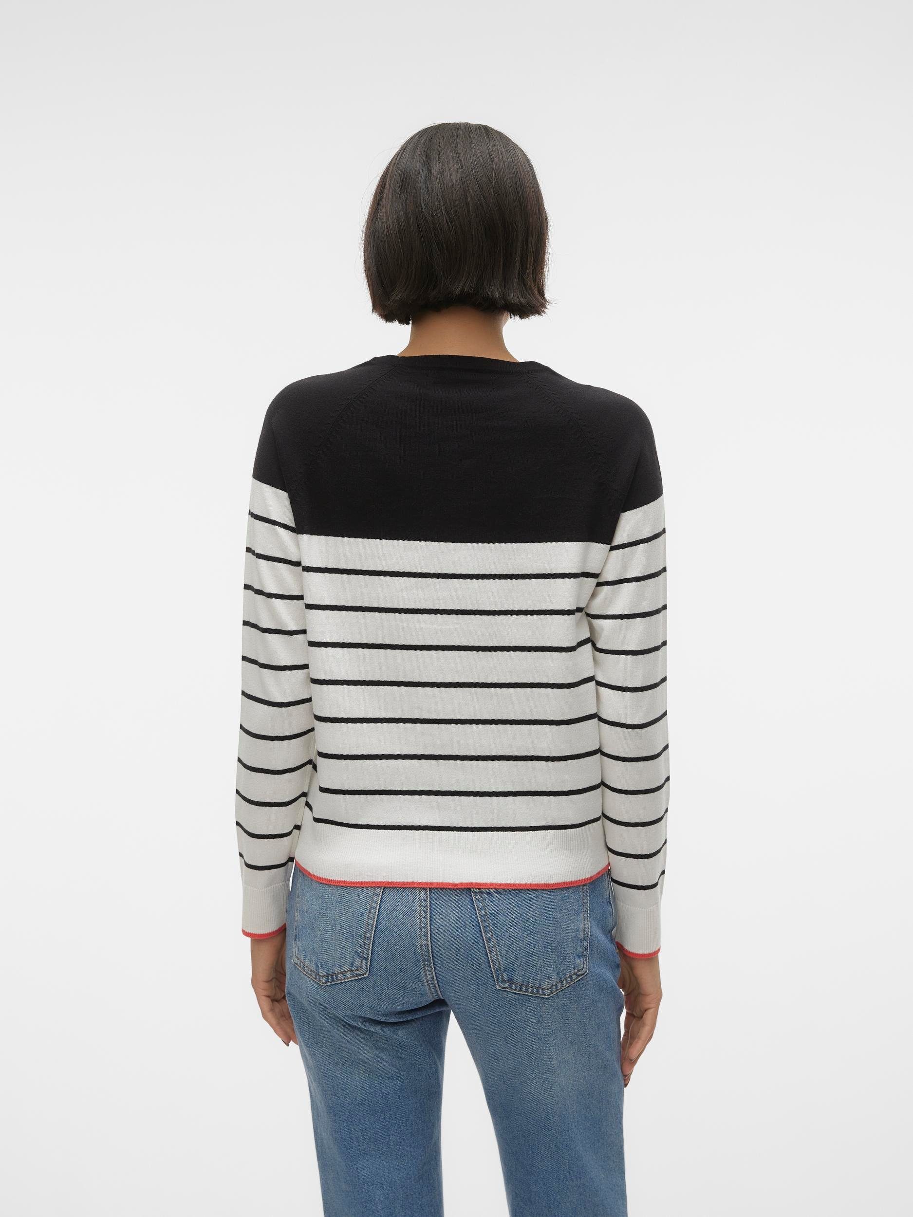 Vero Moda Gebreide trui VMALMA LS O-NECK RAGLAN PULLOVER BOO