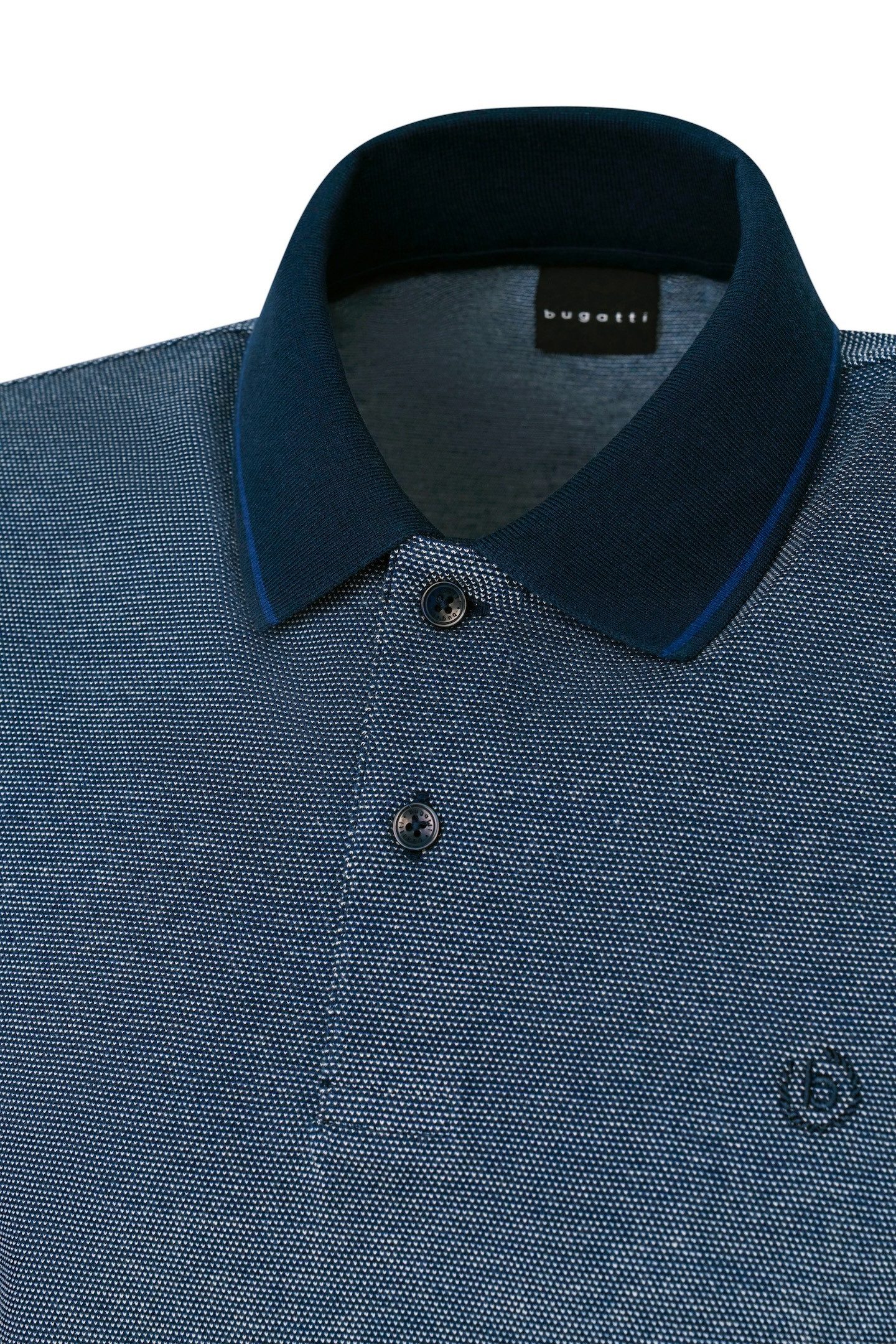 Bugatti Poloshirt gemaakt van katoen