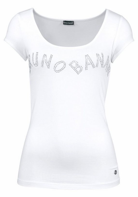 BRUNO BANANI T-shirt met glitterstuds BRUNO BANANI T-shirt met glitterstuds