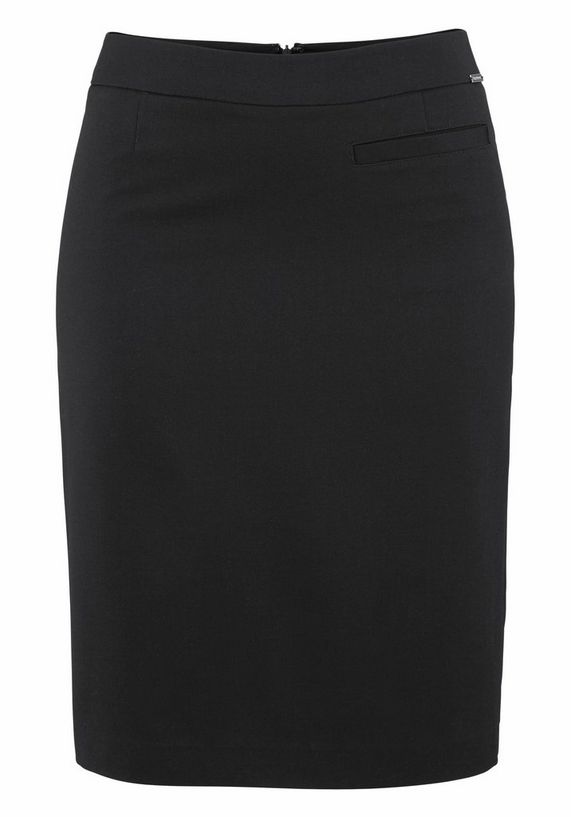 BRUNO BANANI Kokerrok met figuurnaden BRUNO BANANI Kokerrok met figuurnaden
