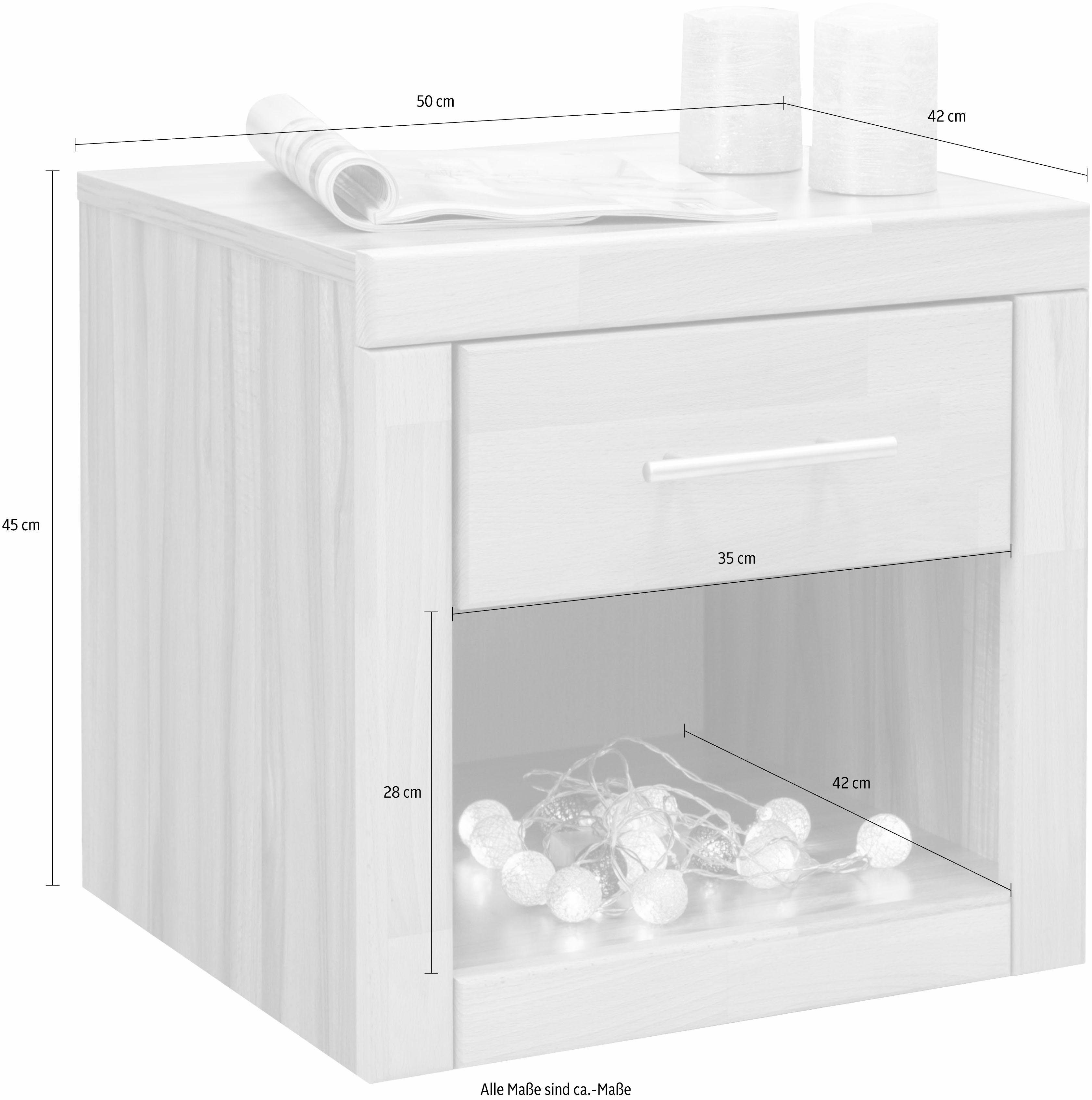 Home affaire Nachtkastje Triëst 1 met lade, 45 cm breed