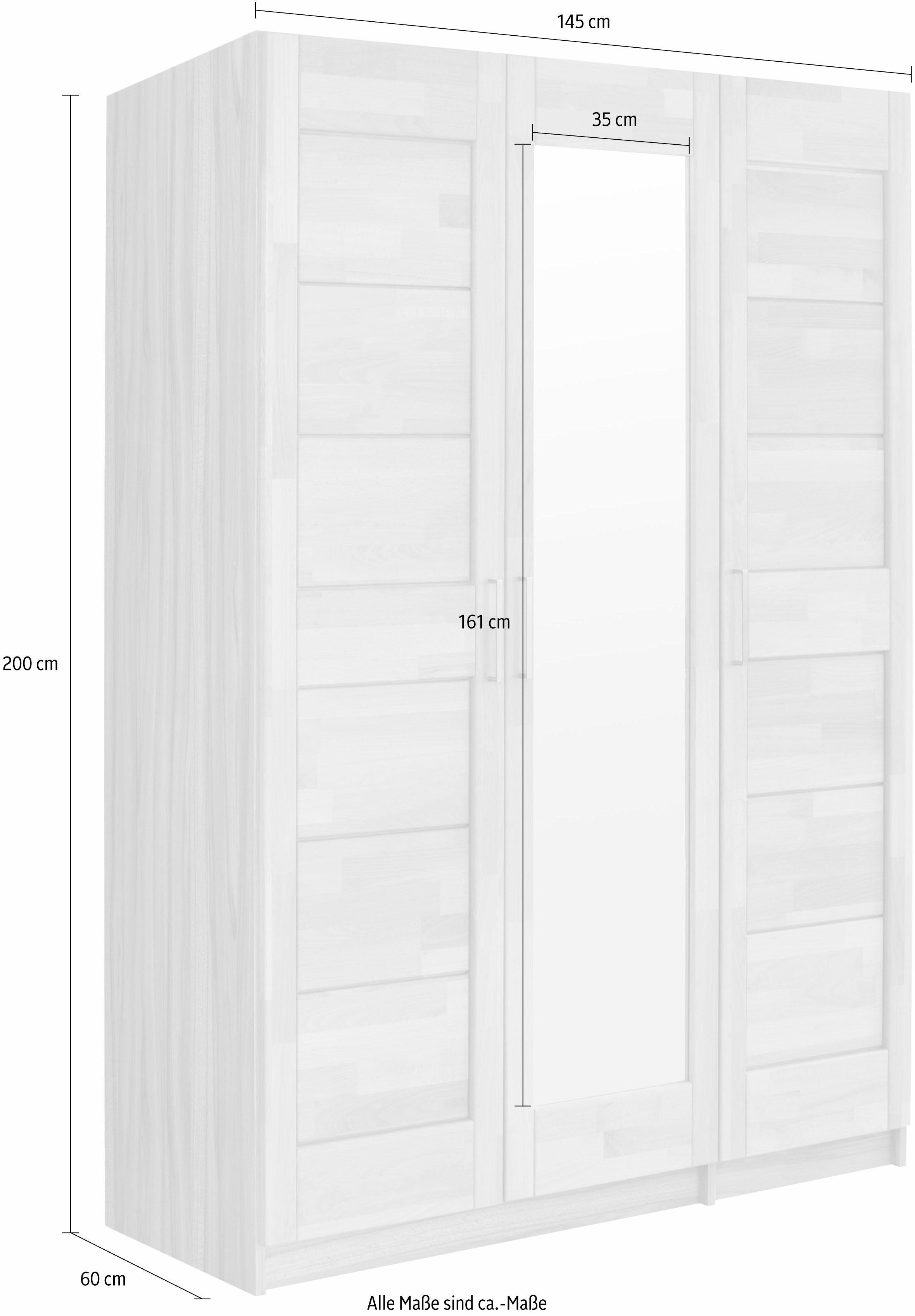 Home affaire Draaideurkast Triëst deelt massief, fsc®-gecertificeerd beukenhout