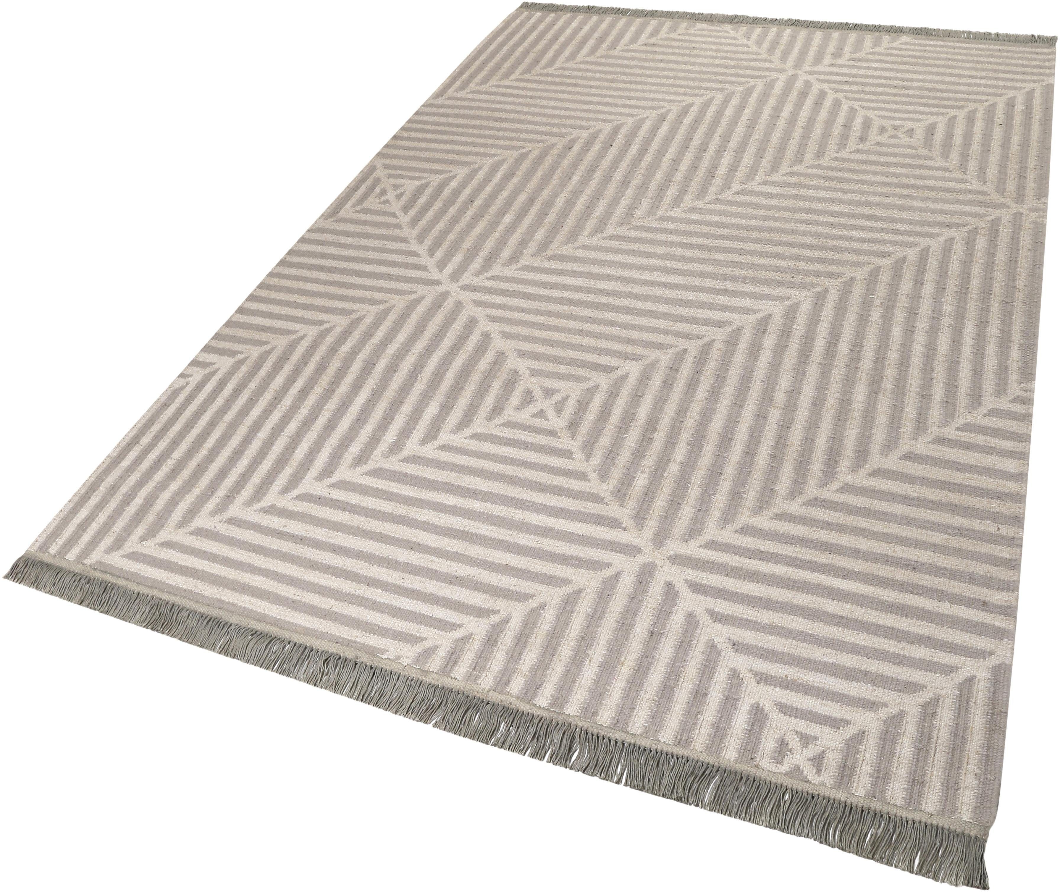 Carpets&co Vloerkleed, Carpets&co., Irregular Fields, hoogte: 5 mm, met de hand geweven