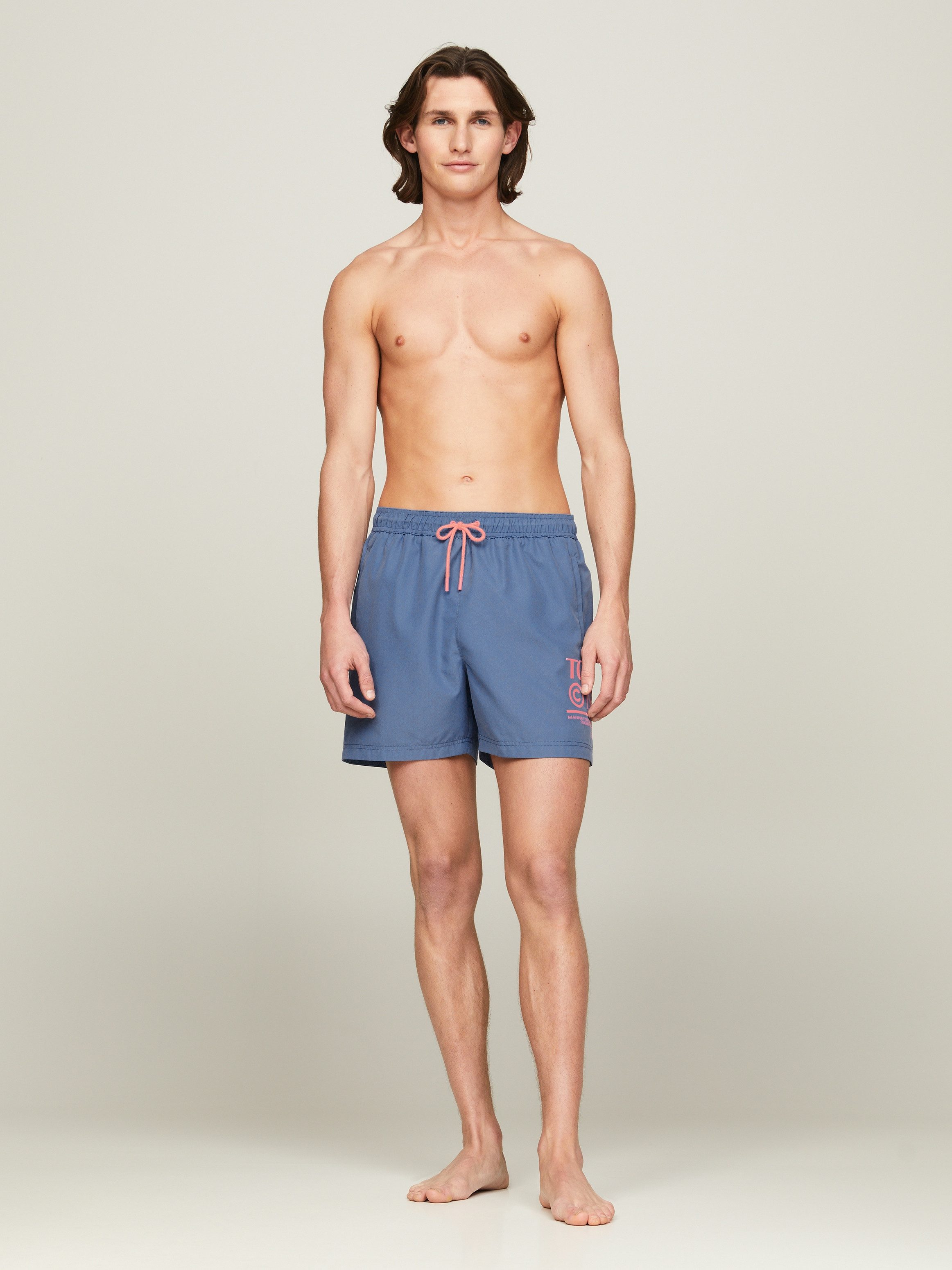 Tommy Hilfiger Swimwear Zwemshort SF MEDIUM DRAWSTRING met iconische logo-inscriptie