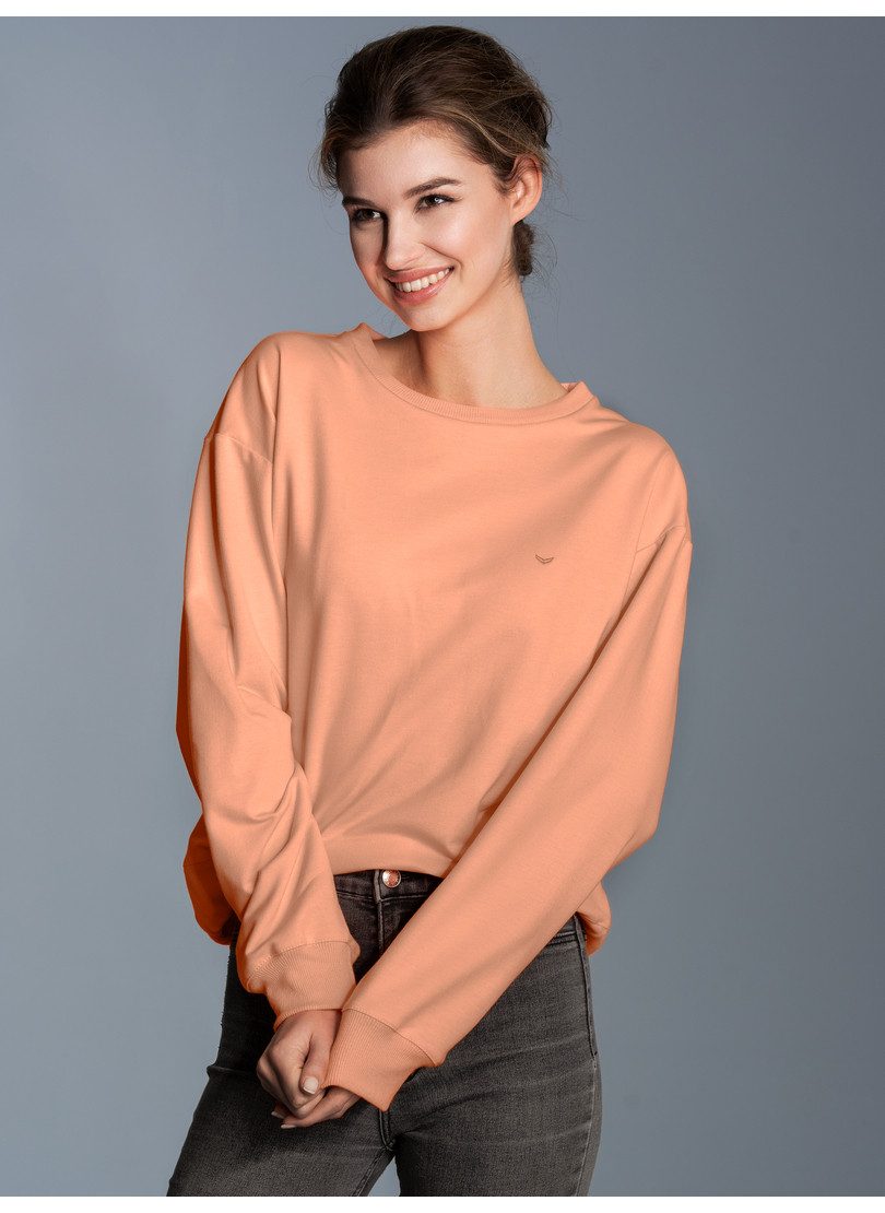 Trigema Sweatshirt TRIGEMA dun sweatshirt