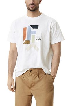 s.oliver t-shirt met frontprint wit