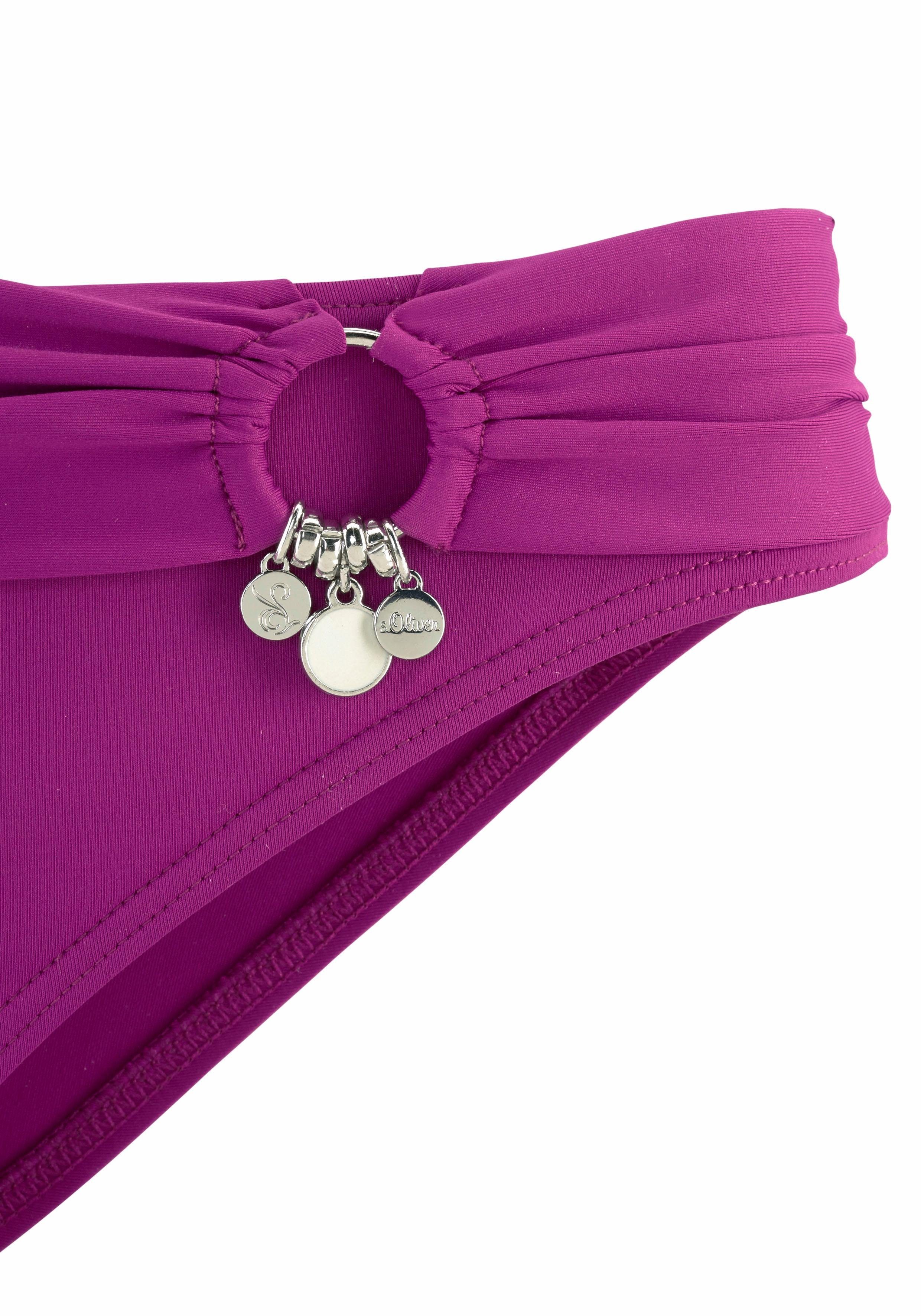 s.Oliver RED LABEL Beachwear Triangelbikini TONIA met uitneembare cups, om de nek te binden, sluiting op de rug