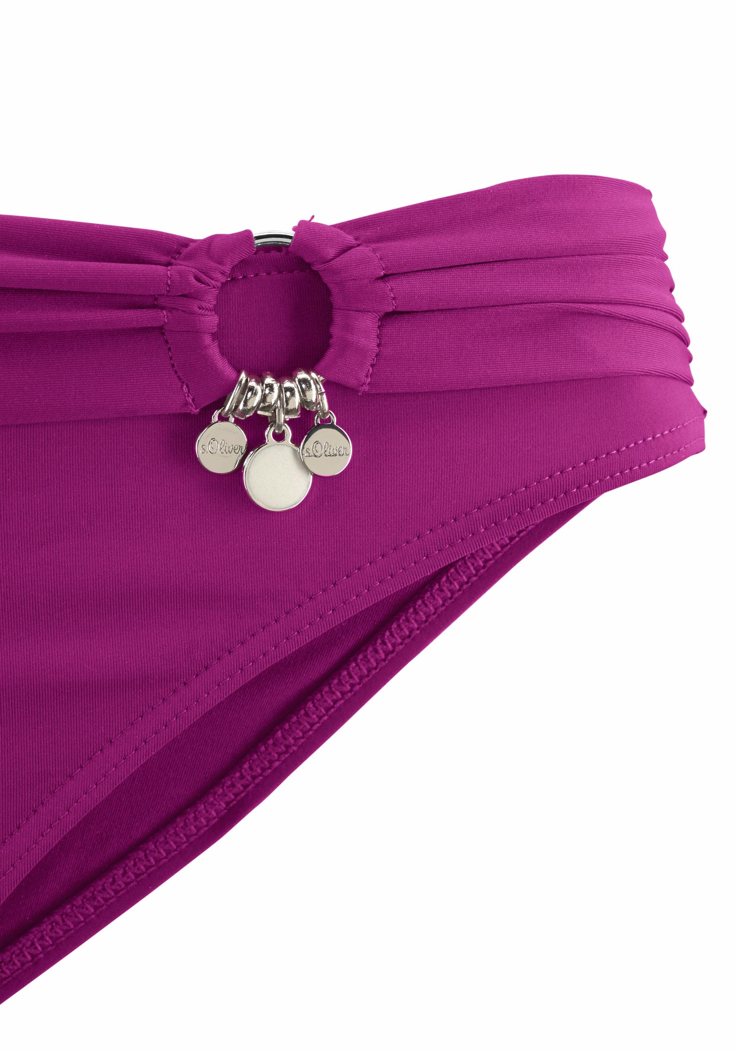 s.Oliver RED LABEL Beachwear Push-upbikini met sierring aan de broek