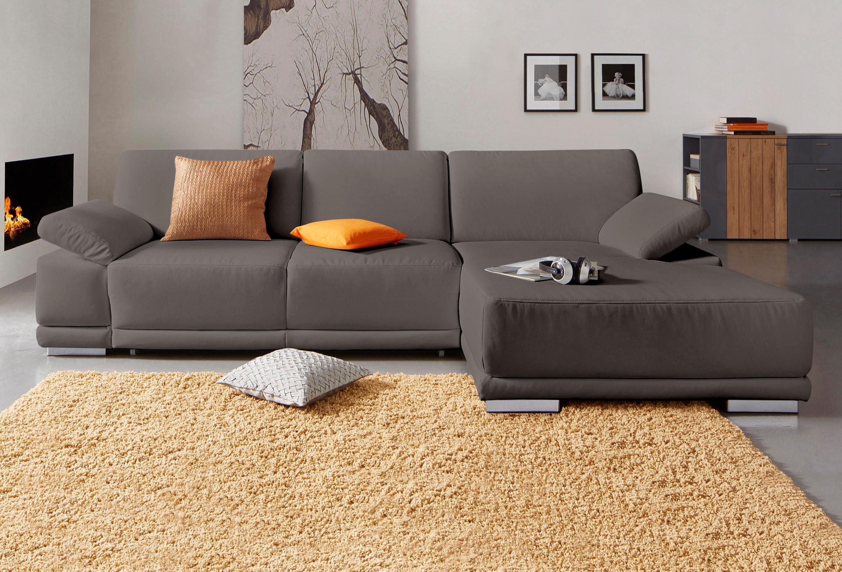 Sit&more Hoekbank Coria L-vorm met xl-récamier, naar keuze met slaapfunctie