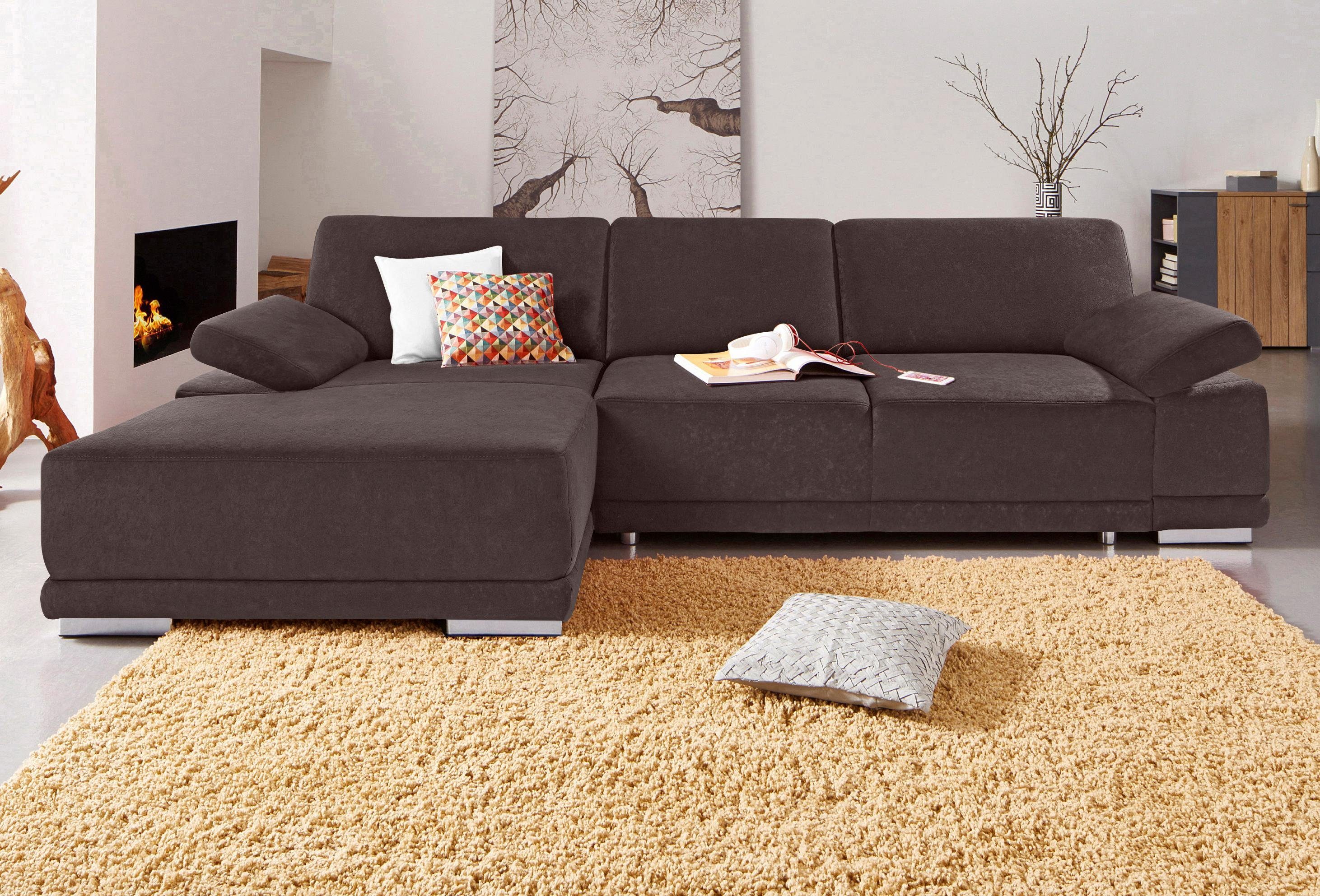 Sit&more Hoekbank Coria L-vorm met xl-récamier, naar keuze met slaapfunctie