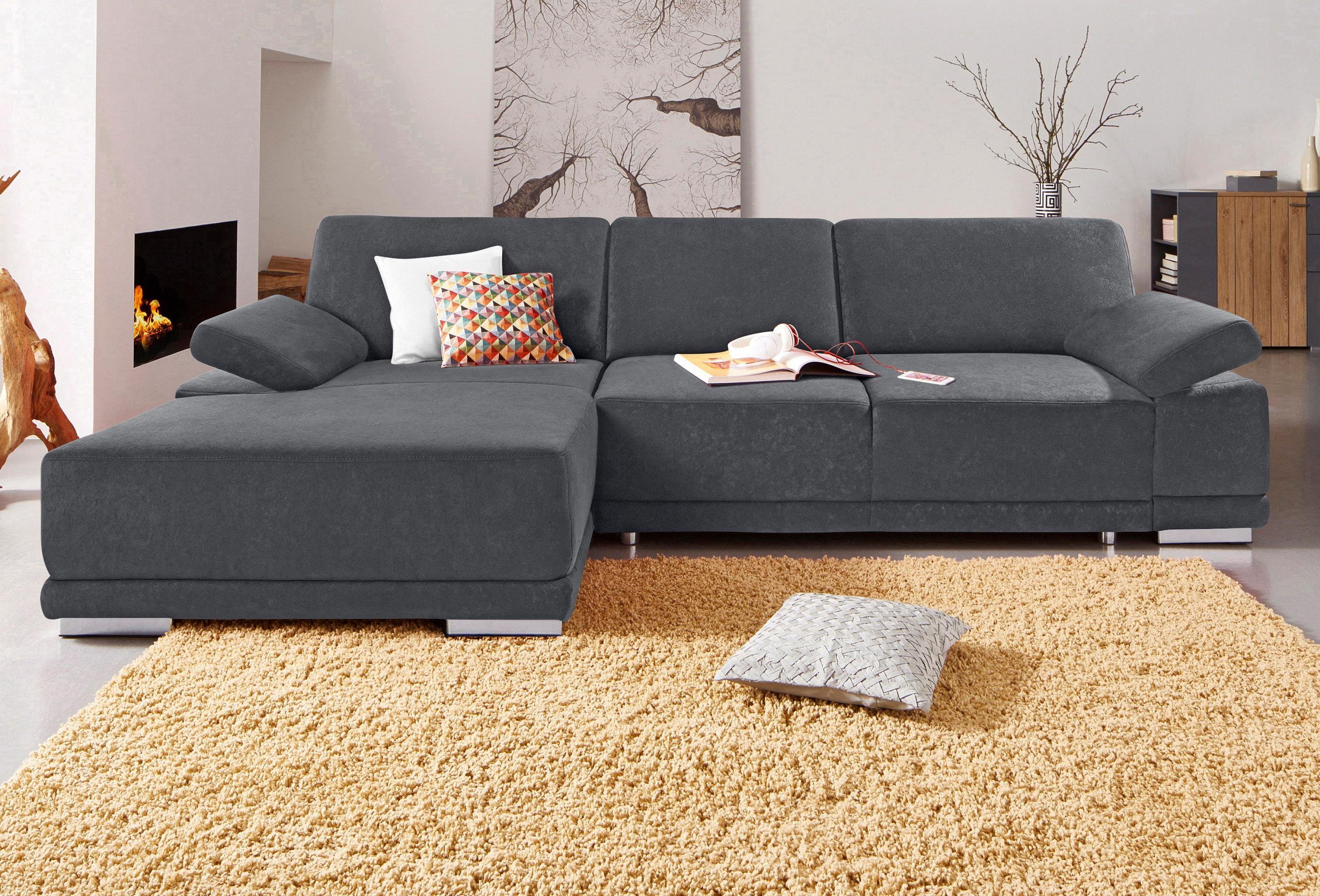 Sit&more Hoekbank Coria L-vorm met xl-récamier, naar keuze met slaapfunctie