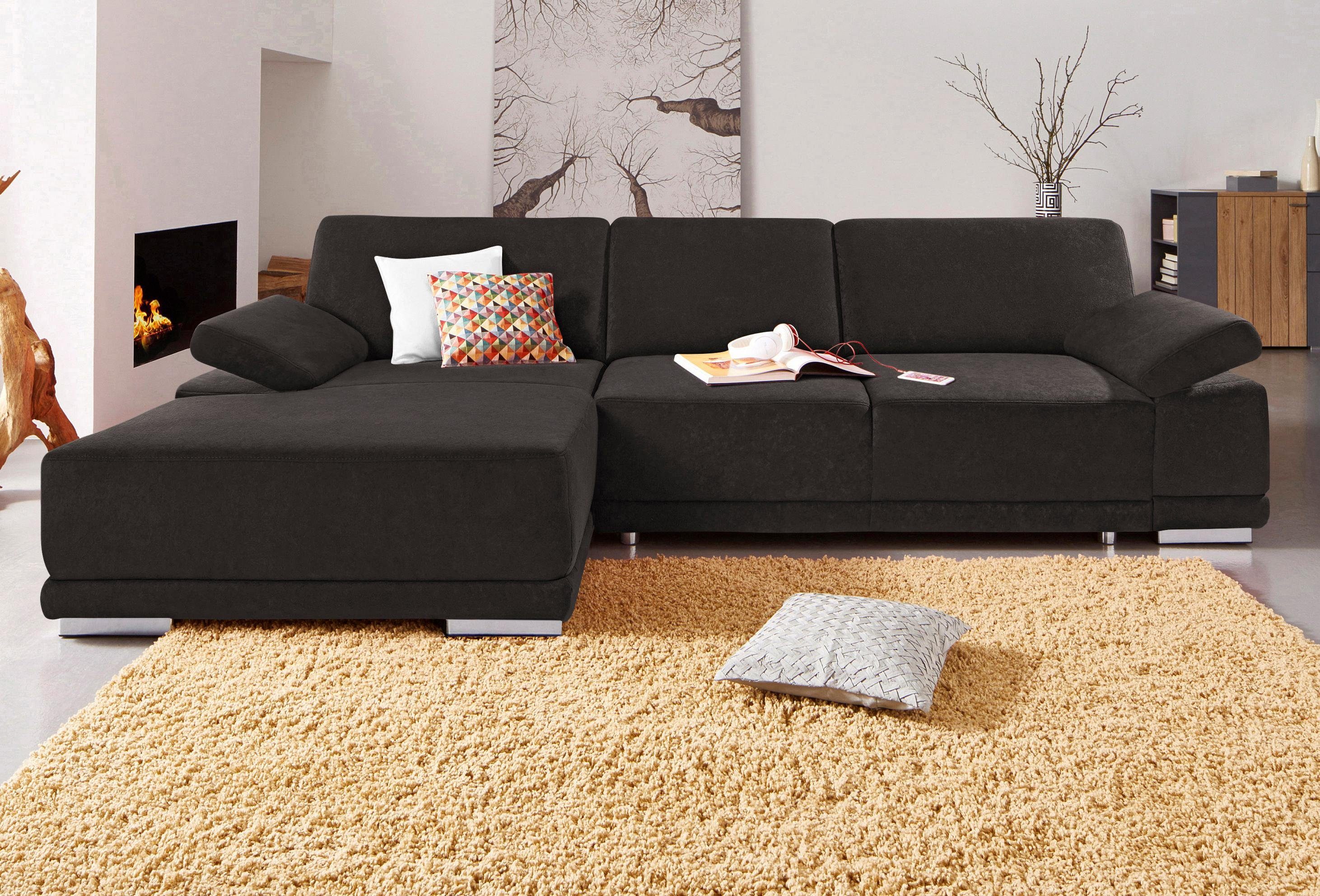 Sit&more Hoekbank Coria L-vorm met xl-récamier, naar keuze met slaapfunctie