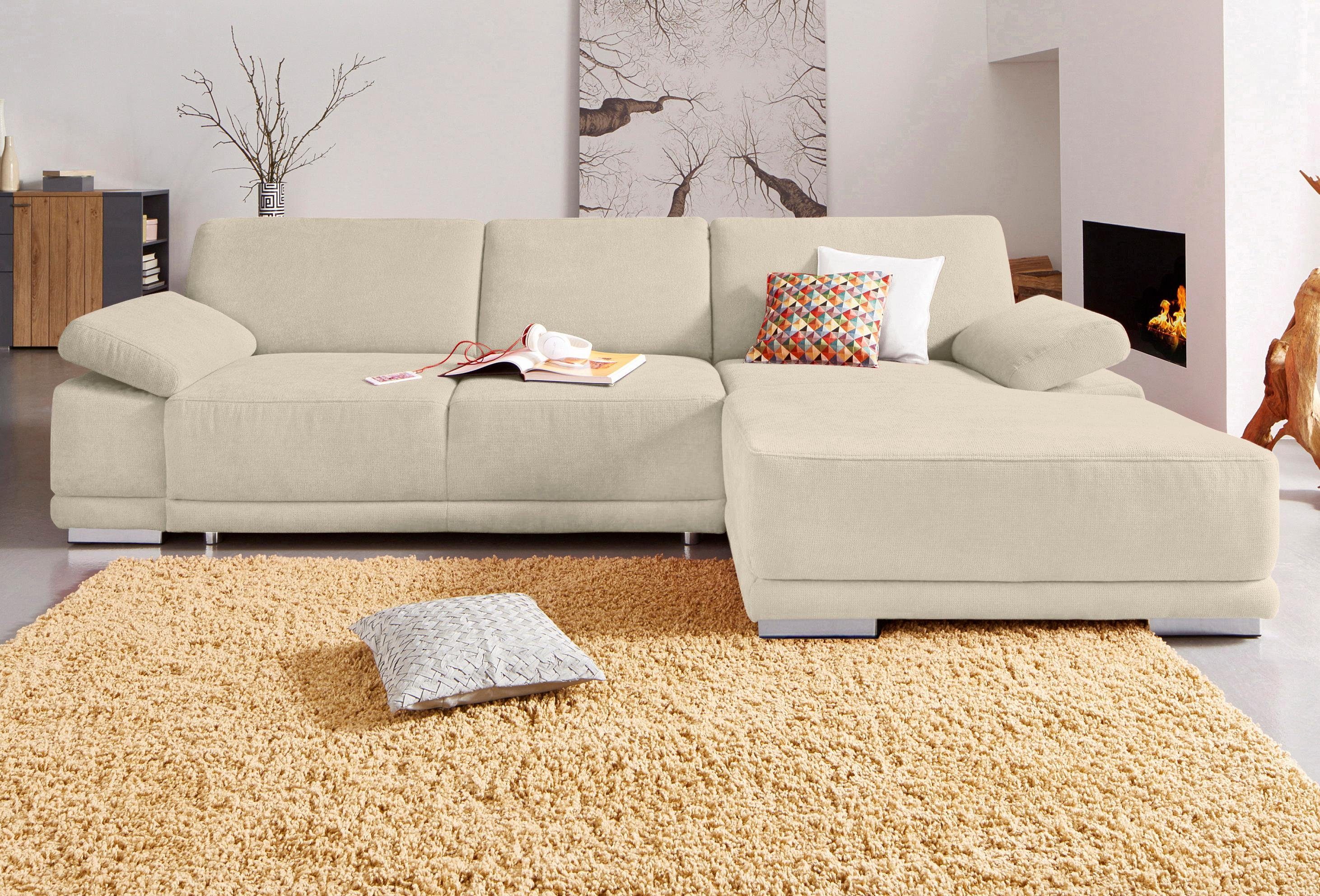 Sit&more Hoekbank Coria L-vorm met xl-récamier, naar keuze met slaapfunctie
