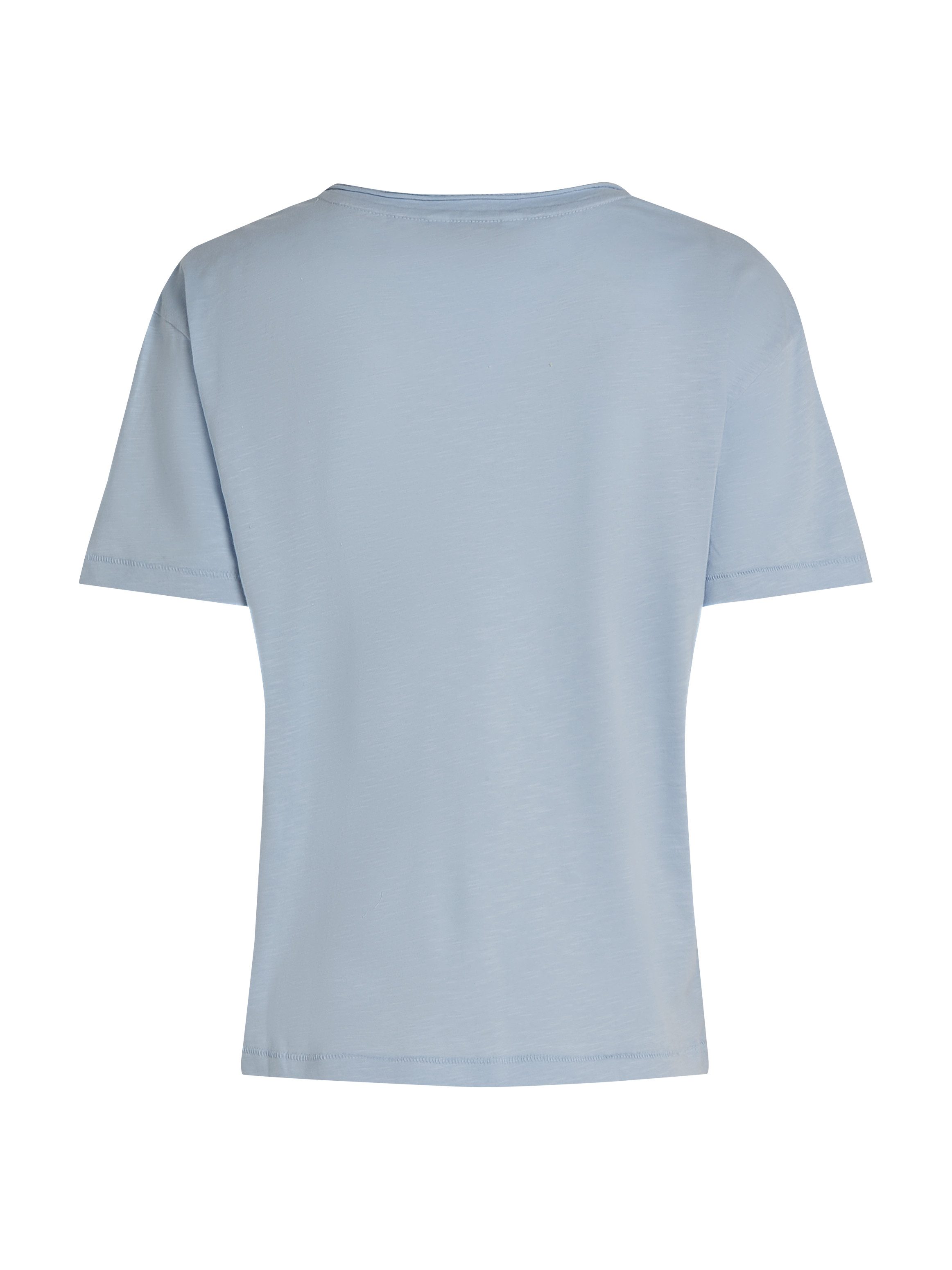 Tommy Hilfiger T-shirt SLUB CROP V-NK SS