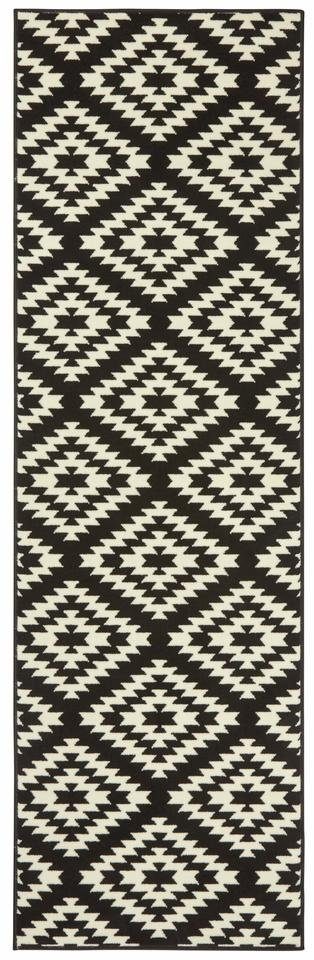 HANSE Home Loper Nordic Korte pool, ruit, vloerkleed, zacht, eetkamer, kinderkamer, hal, modern