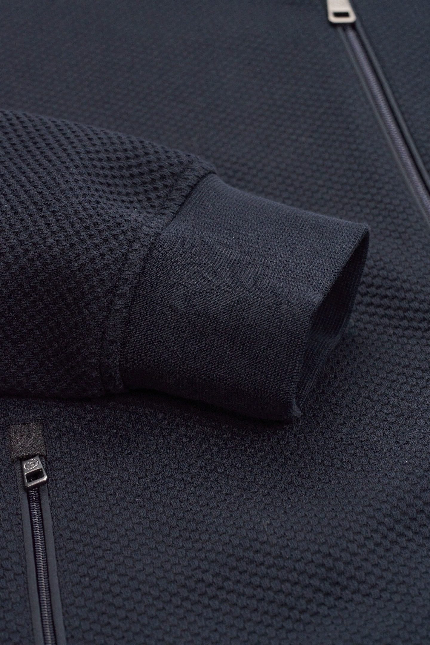 Bugatti Sweatvest met collegkraag