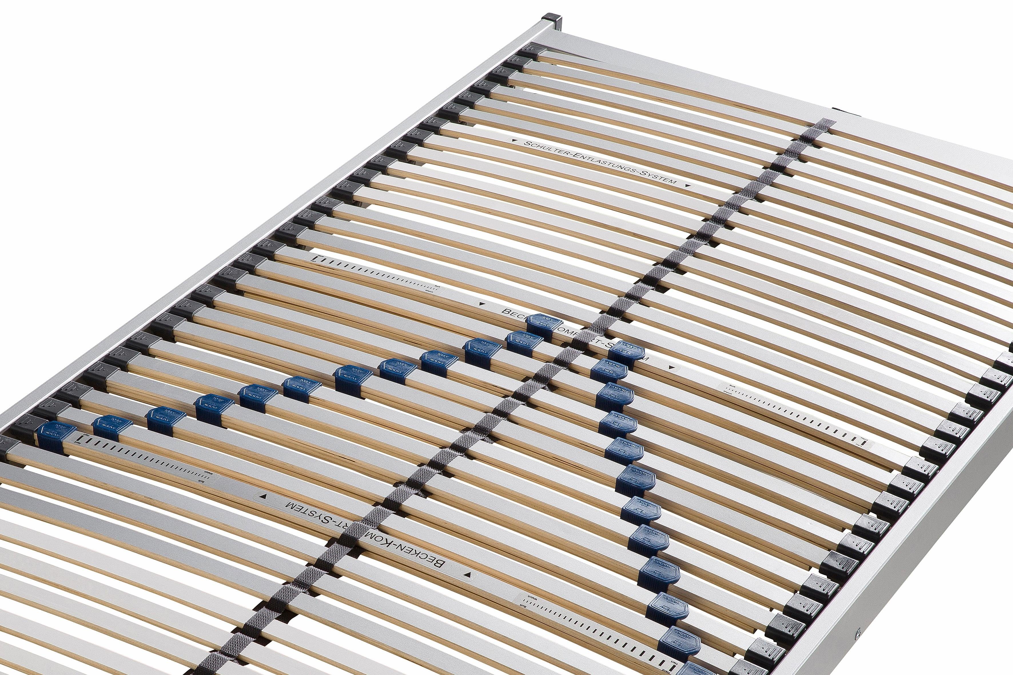 Älgdröm Lattenbodem Tronfjell, 90x200, 140x200 cm en andere maten Lattenbodem voor alle matrassen, duurzaam, ergonomisch, 7-zone (1 stuk)