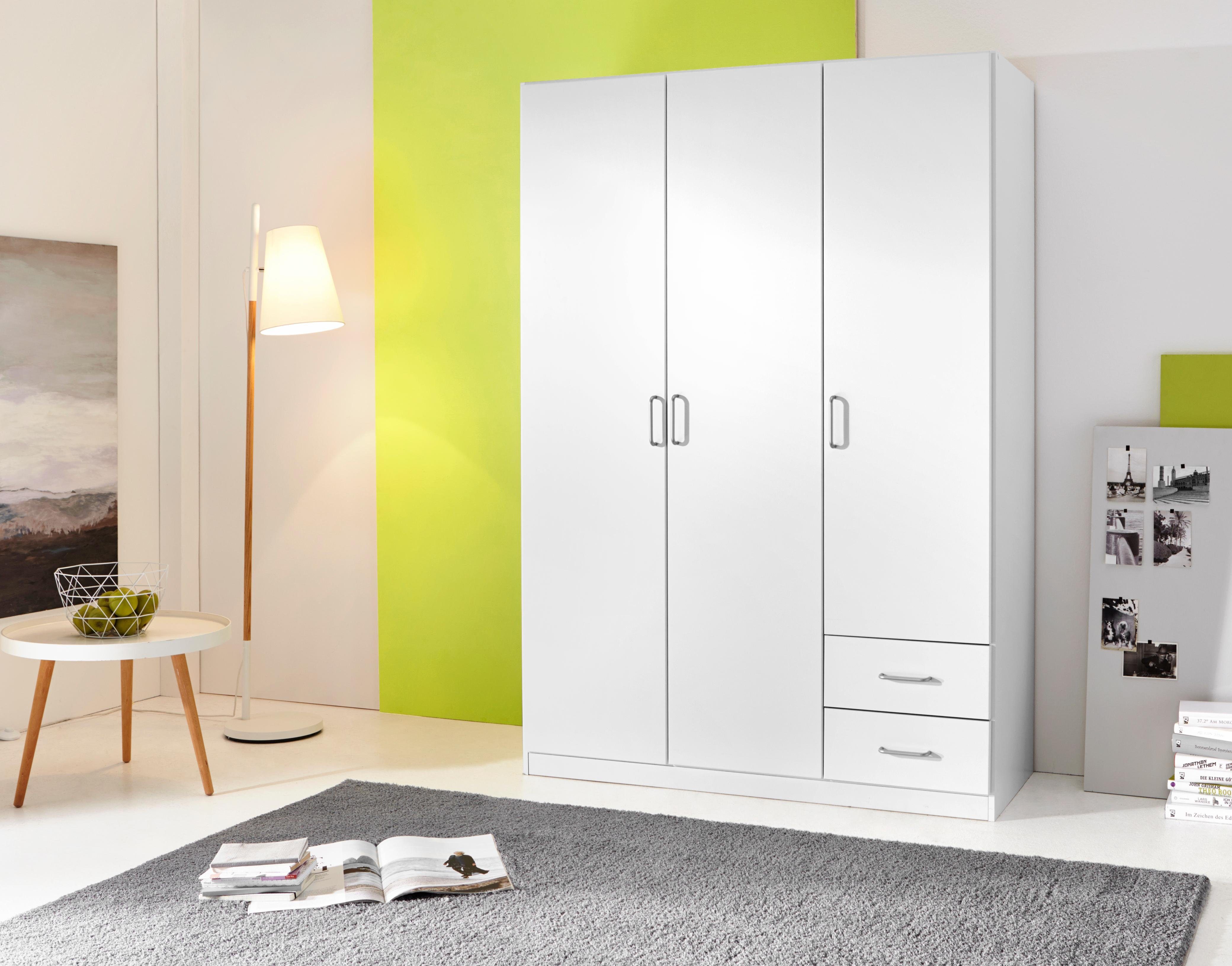rauch Kledingkast P4You kledingkasten maat 136 cm x 210 cm x 54 cm wit