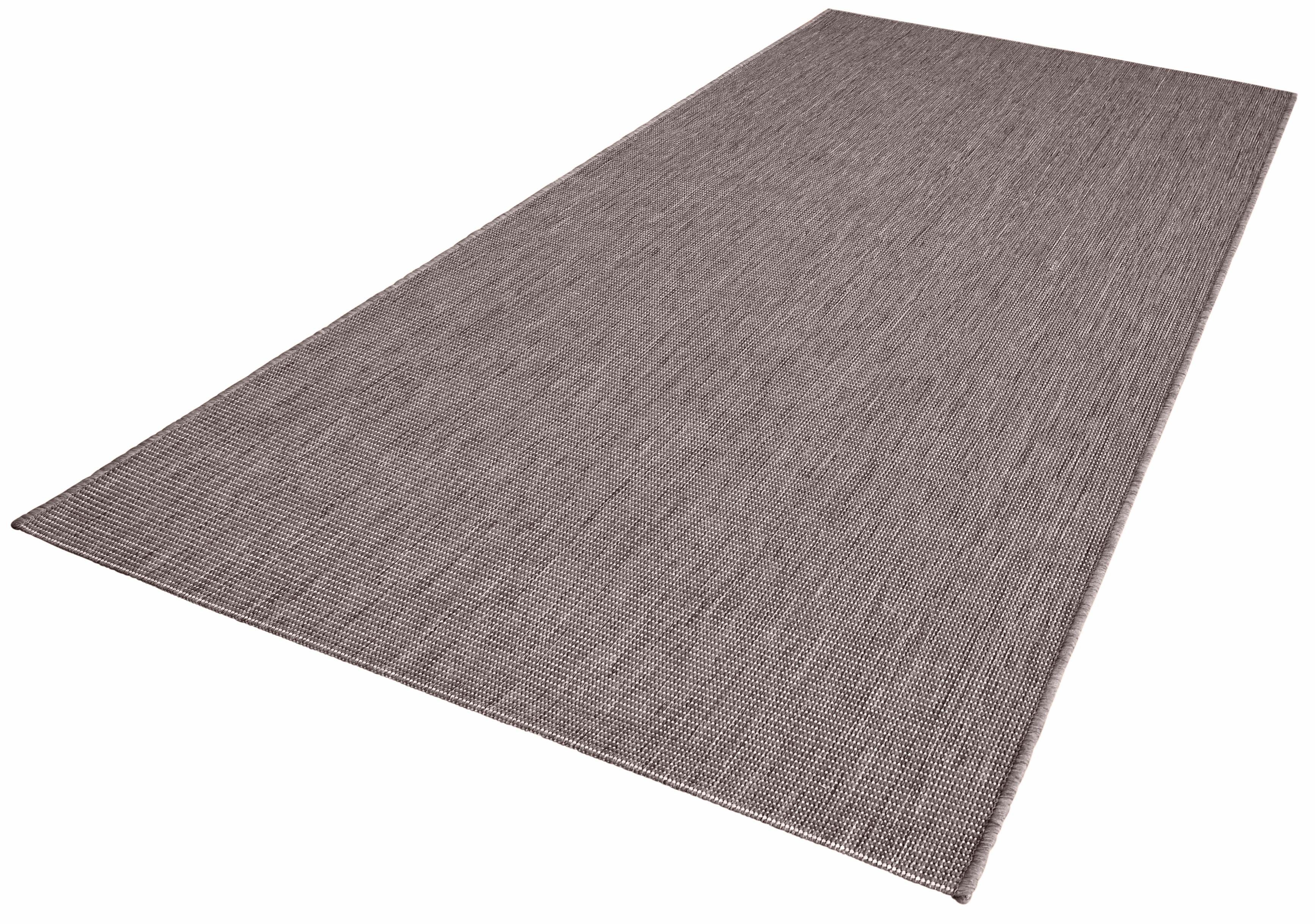 NORTHRUGS Vloerkleed Match In- & outdoor, korte pool, vloerkleed, modern, unikleur, woonkamer, balkon