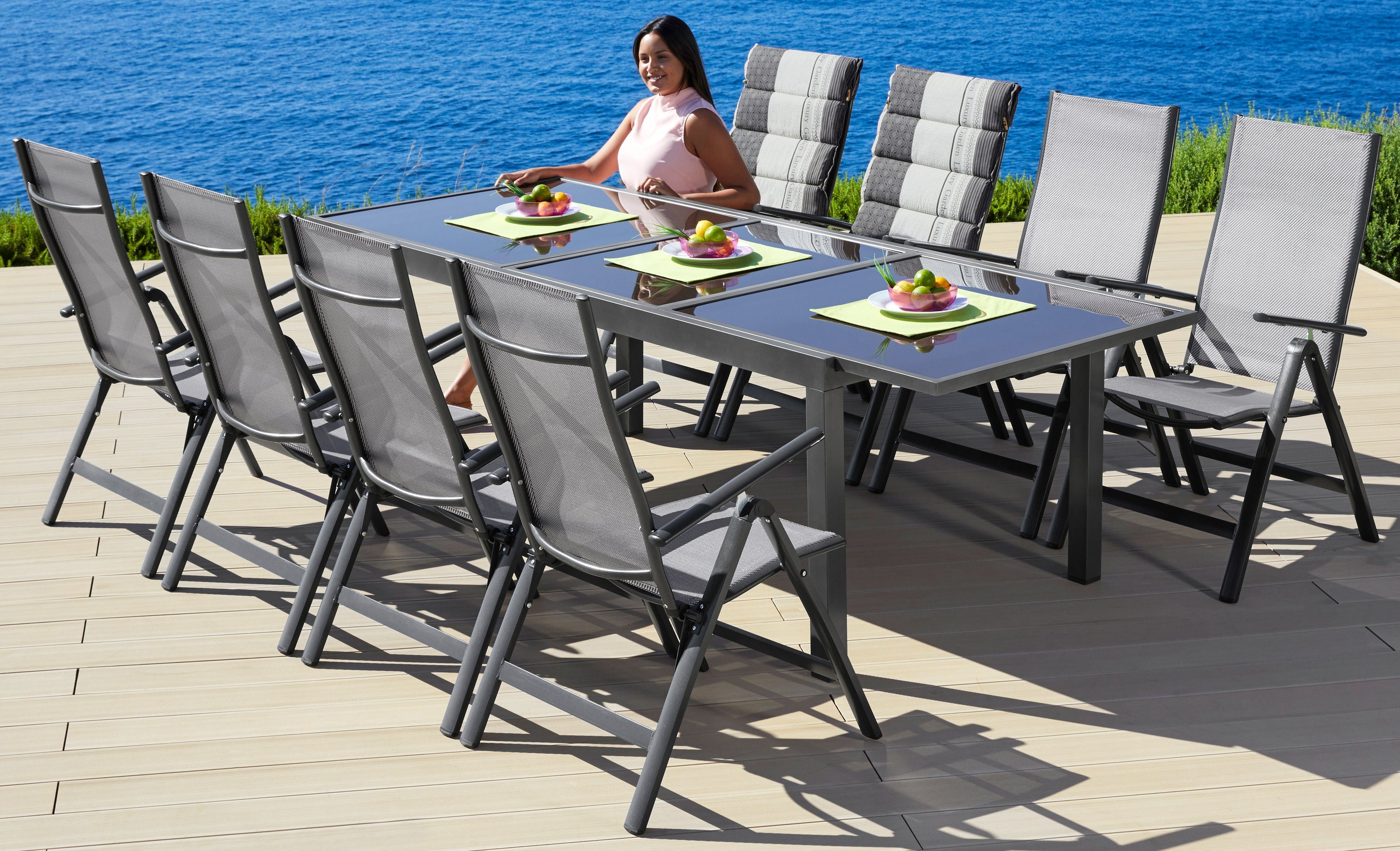 MERXX Tuintafel Amalfi al naargelang de variant tot 180-240 cm uittrekbaar