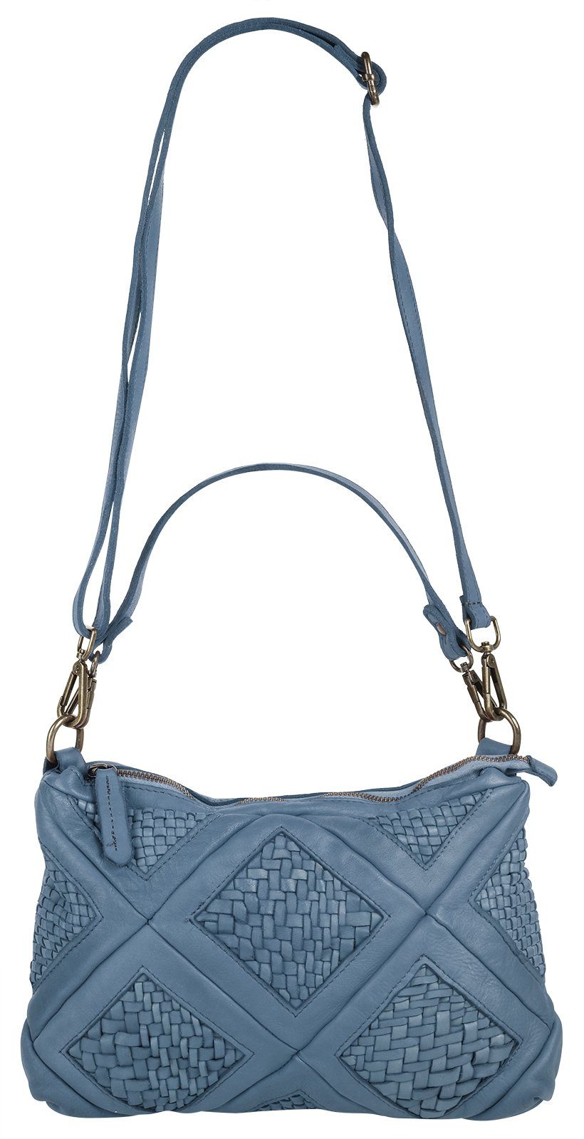 Samantha Look Schoudertas echt leer, made in italy