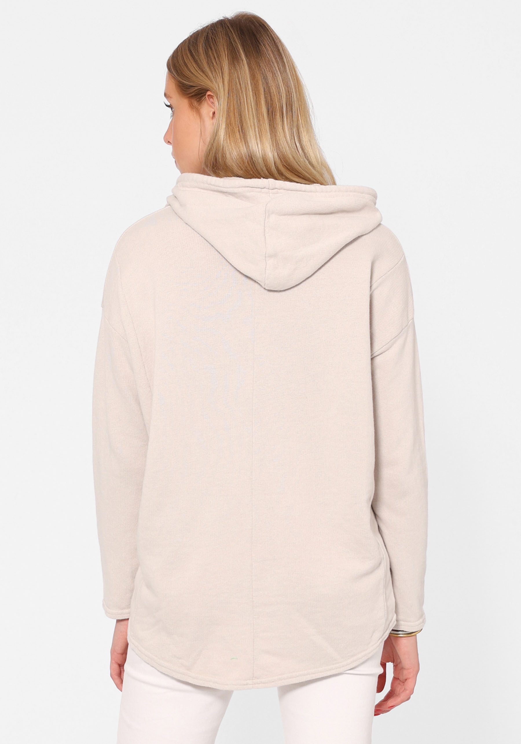 Zwillingsherz Hoodie Moin met capuchon en stempeldruk