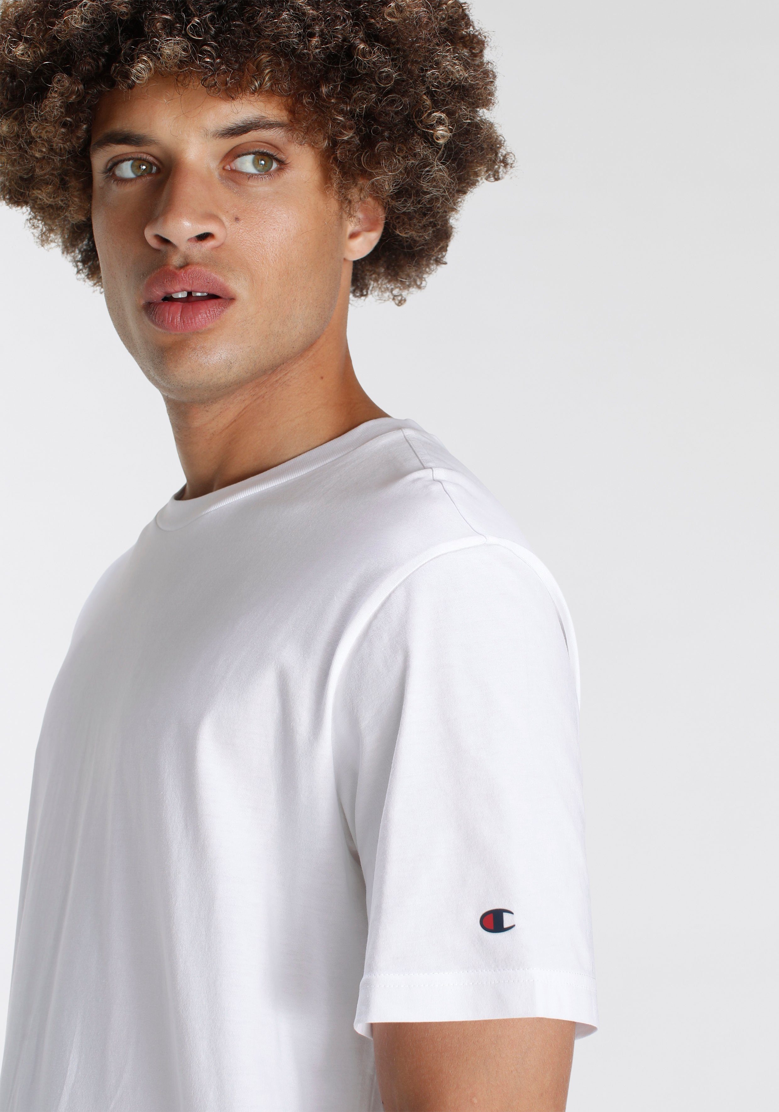 Champion T-shirt 2PACK CREW-NECK Basic shirt, dubbelpack (set, 2-delig, Set)