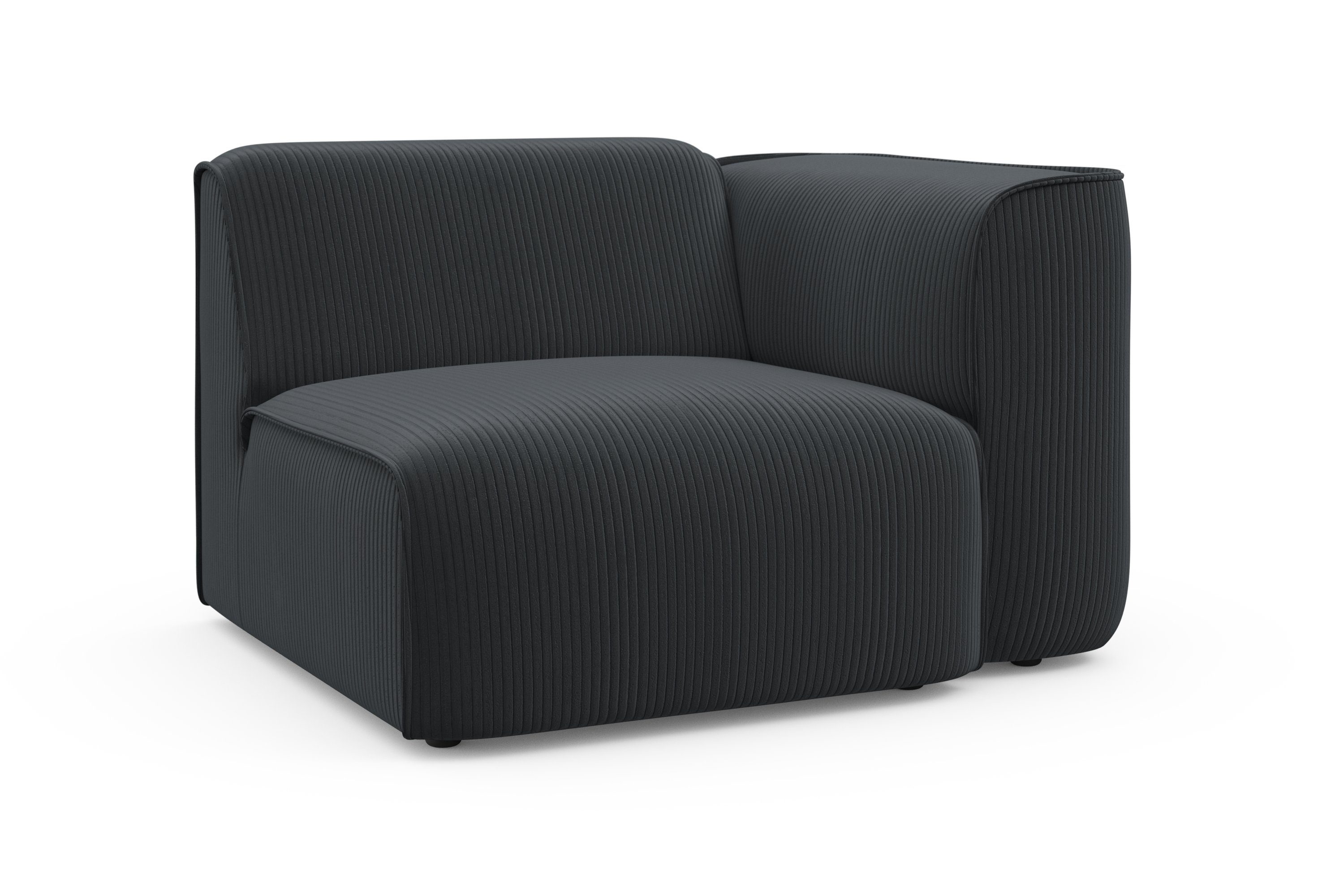 RAUM.ID Fauteuil Merid sofa-hoekelement, afmetingen B/D/H: 109/97/46 cm als module of apart te gebruiken, voor individuele samenstelling