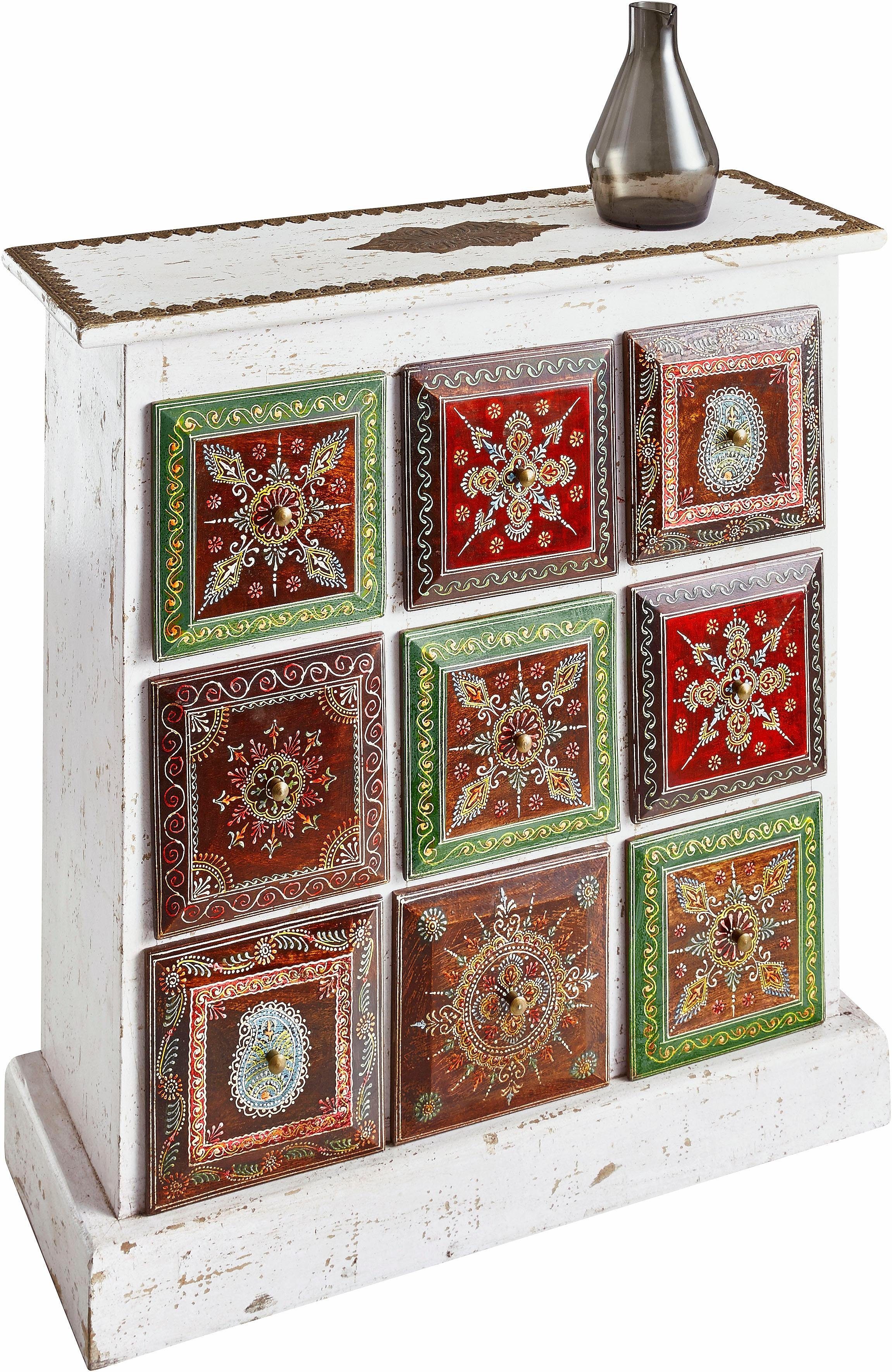 Home affaire Kast Breedte 68 cm dressoirs maat 68x23x70 cm wit